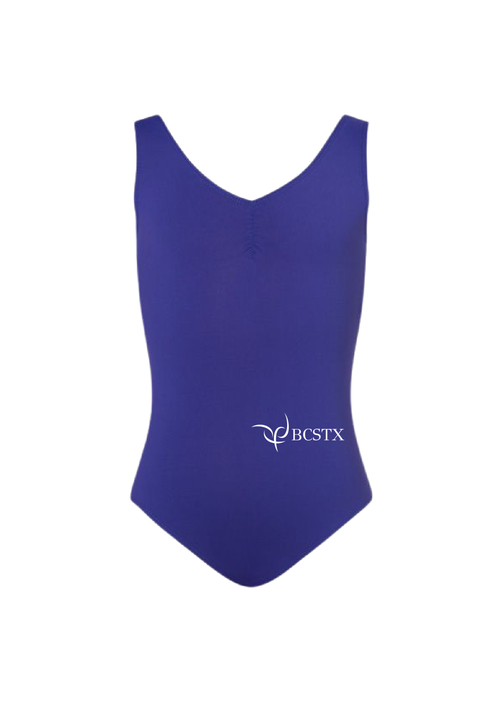 Energetiks Energetiks CL04 Charlotte Pinch Tank Leotard w BCSTX Logo (Girls) (Deep Purple)
