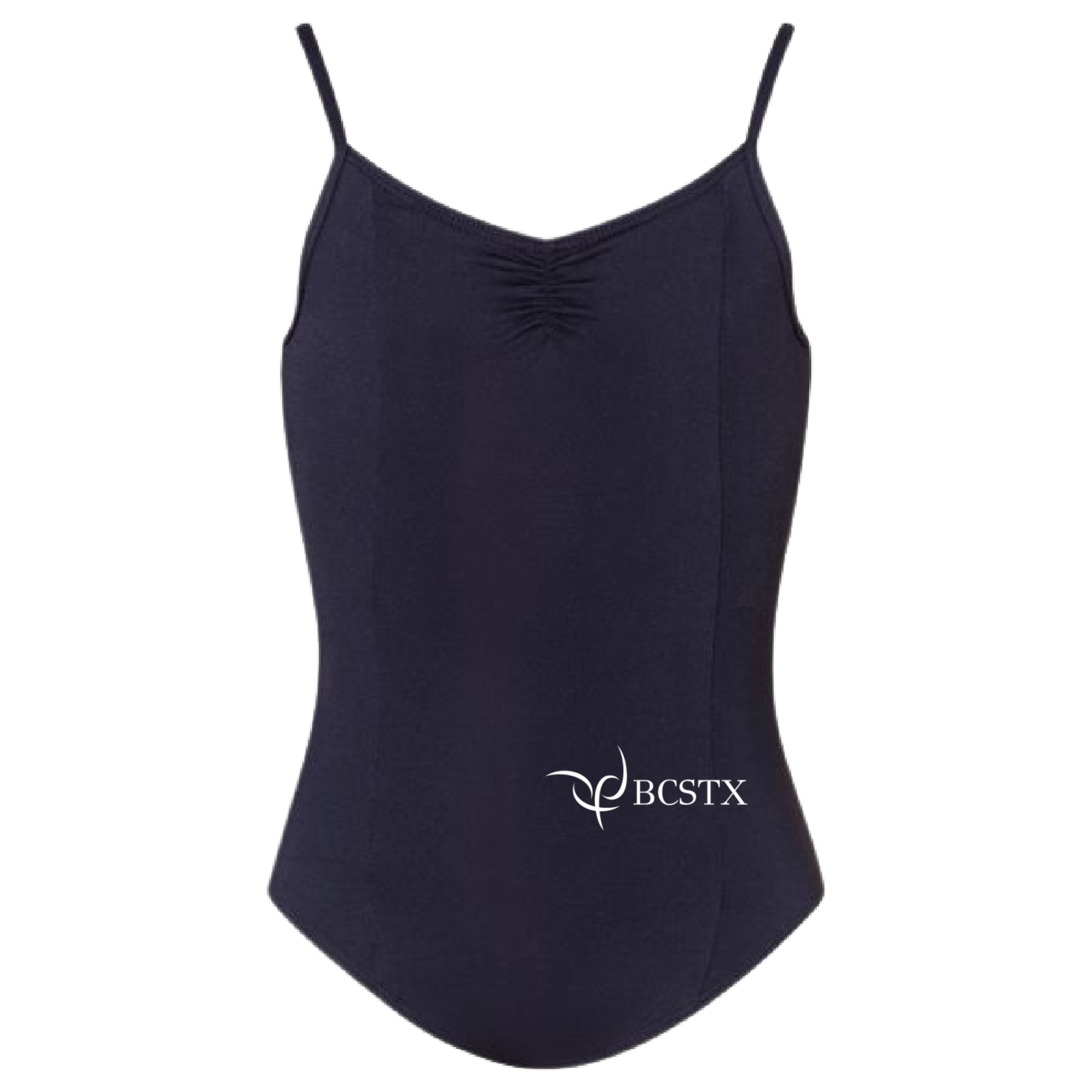 Energetiks CL09 Ophelia Girls Cami Pinch Princess Seam Leotard (BCSTX Logo) Black