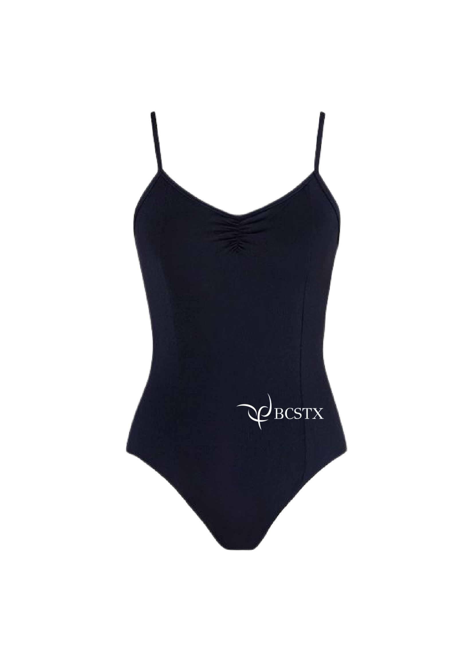 Energetiks Energetiks AL09 Adult Ophelia Camisole Leotard w/ BCSTX Logo (BLACK)