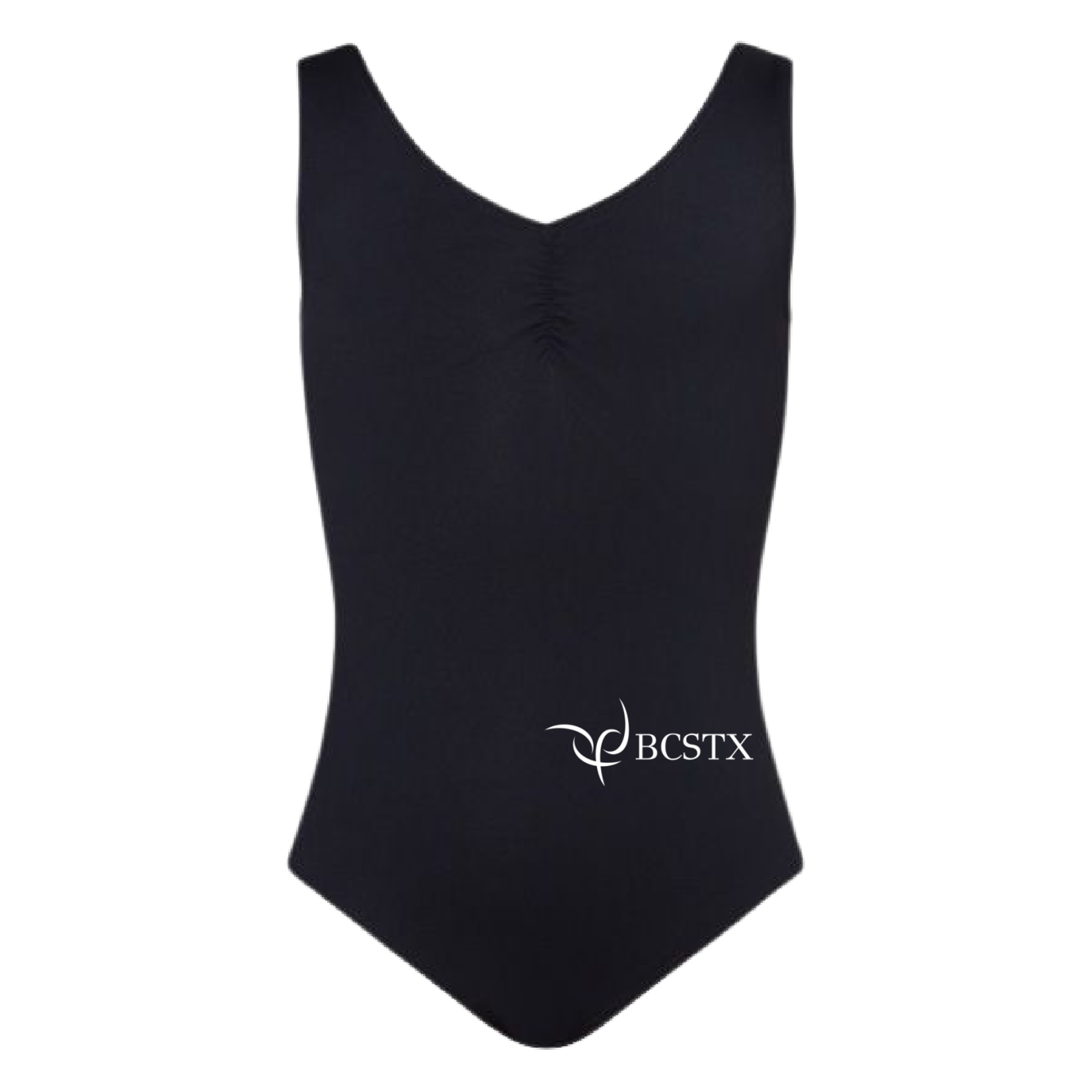 Energetiks CL04 Girls Charlotte Tank Leotard w/ BCSTX Logo (BLACK)