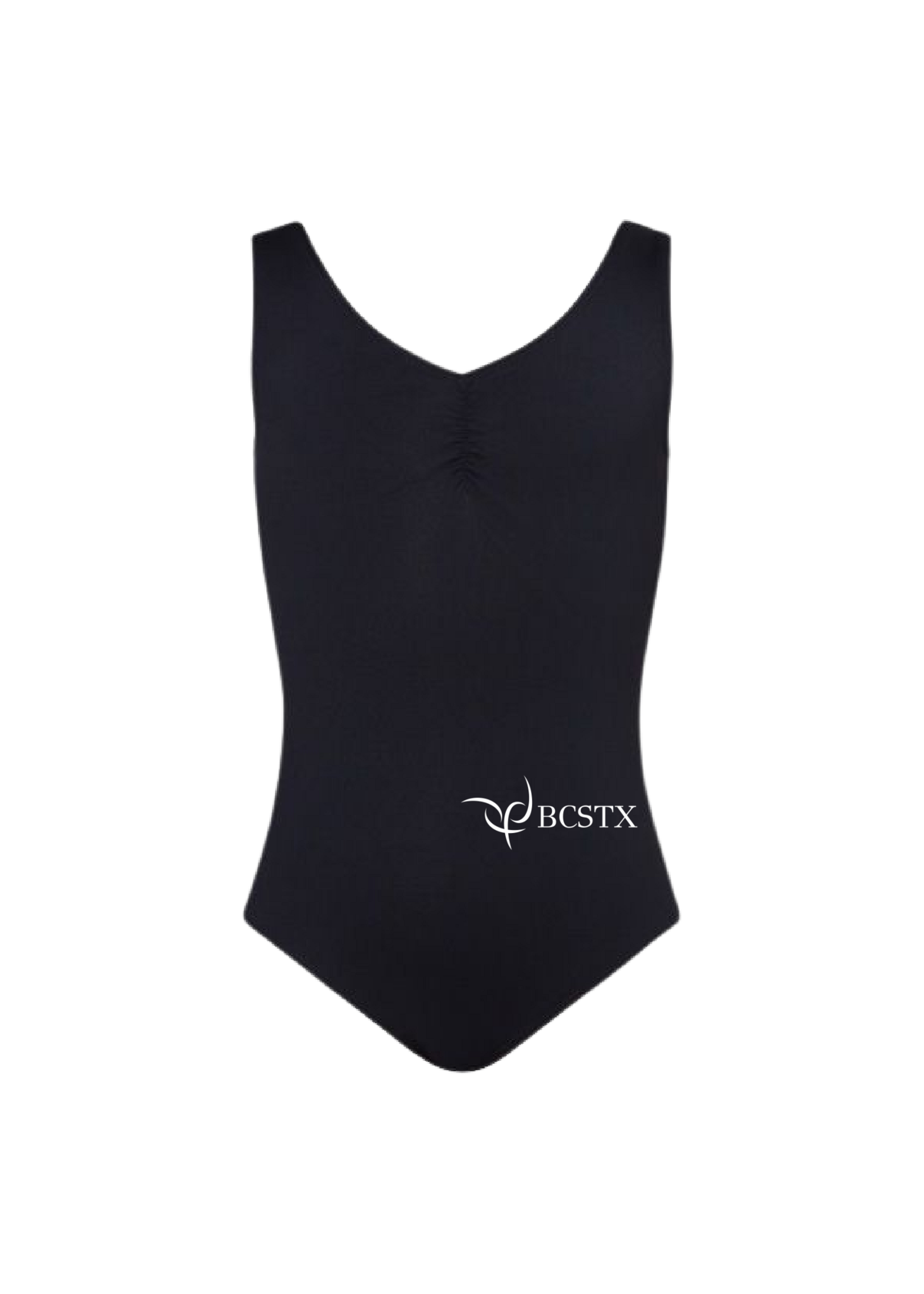 Energetiks Energetiks CL04 Girls Charlotte Tank Leotard w/ BCSTX Logo (BLACK)