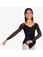 So Danca So Danca L2423 Girls Rocheletta Long Sleeve Mesh Leotard