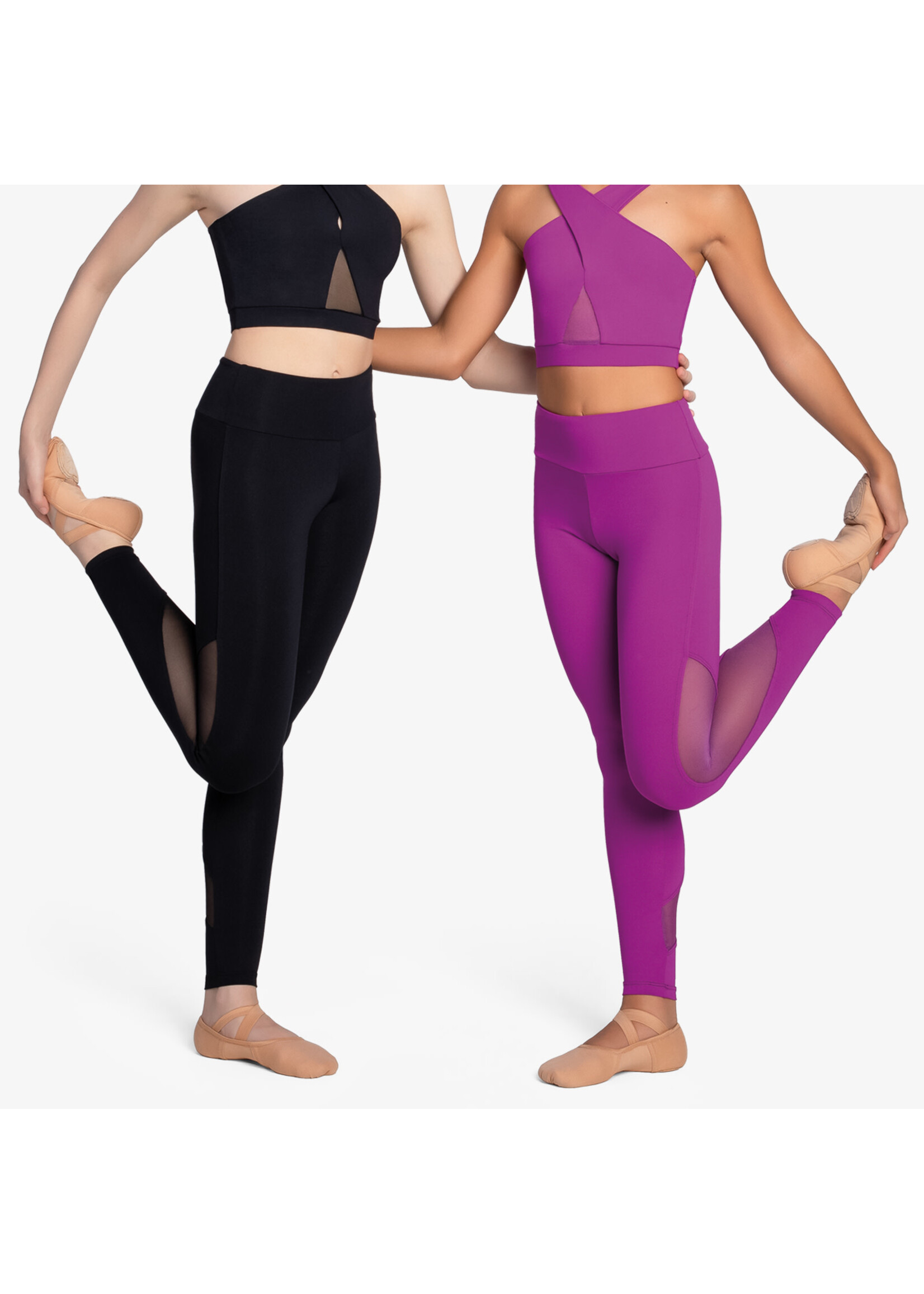 So Danca So Danca L2435 Girls Della Mesh Leggings