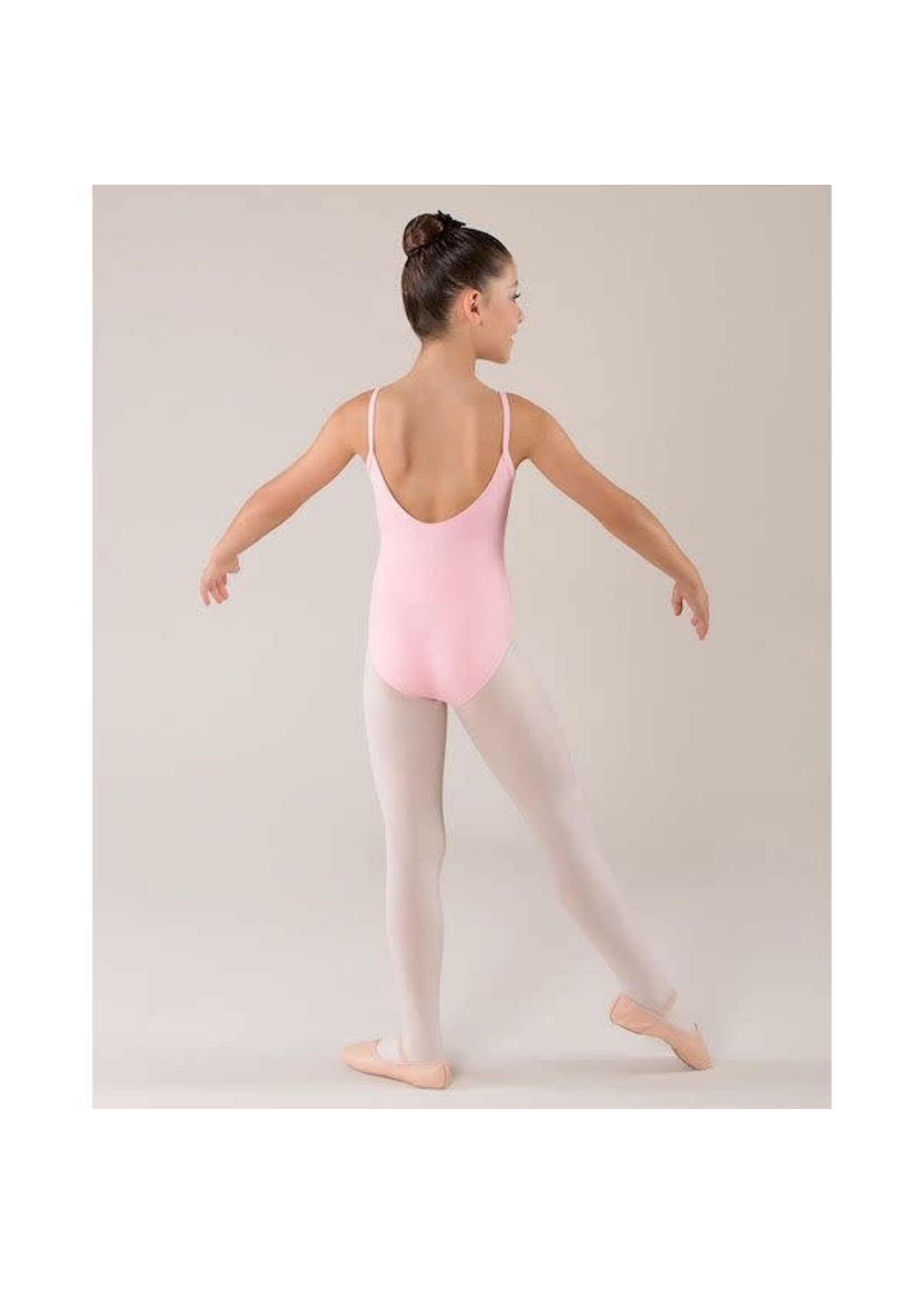 Energetiks Energetiks CL09 Ophelia Girls Cami Pinch Princess Seam Leotard (ONE Academy Logo) Ballet Pink