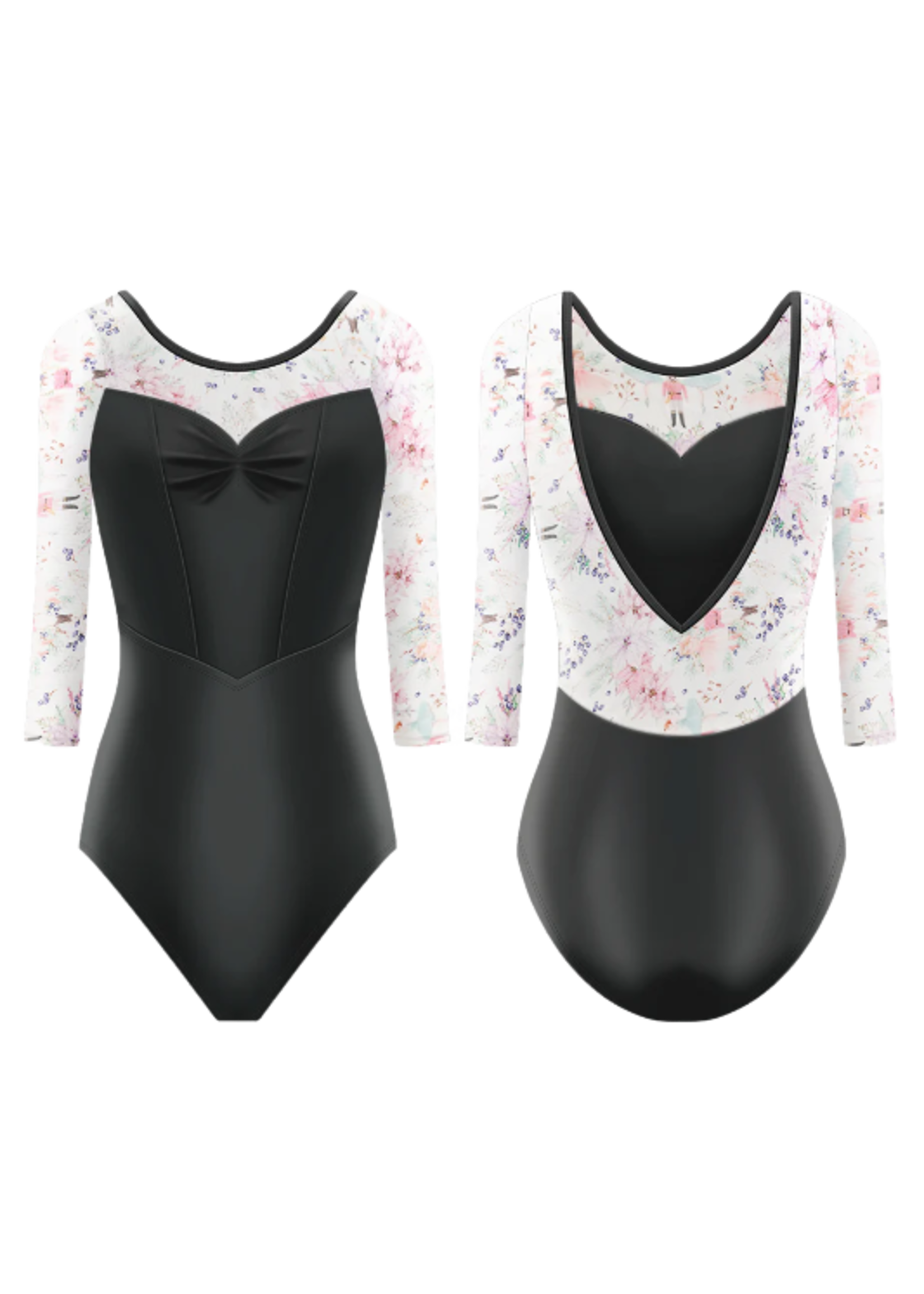 Danse De Paris Danse De Paris  Adult Desiree  3/4 Sleeve Leotard