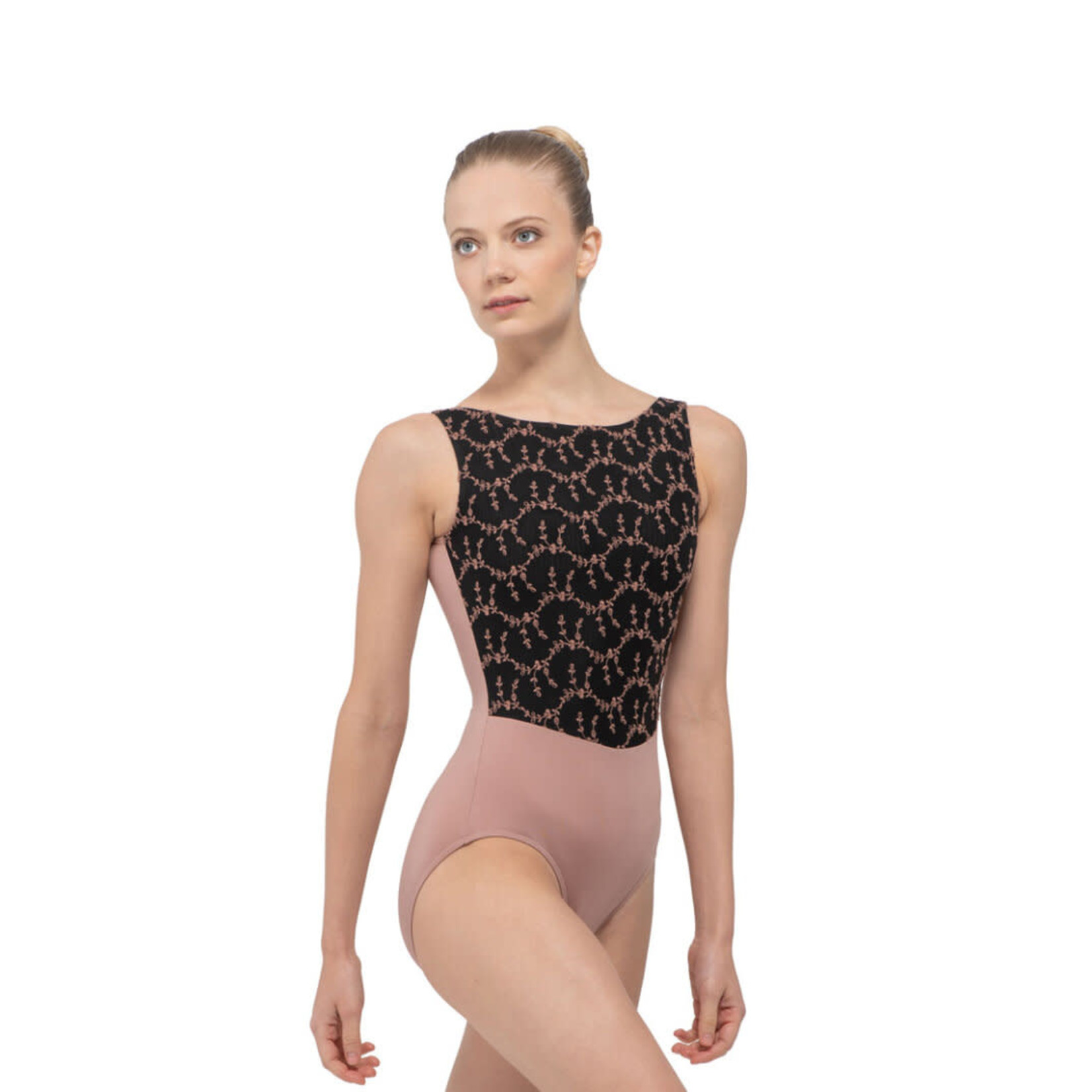 Ballet Rosa Lorrelle Boatneck Lace Tank Leotard
