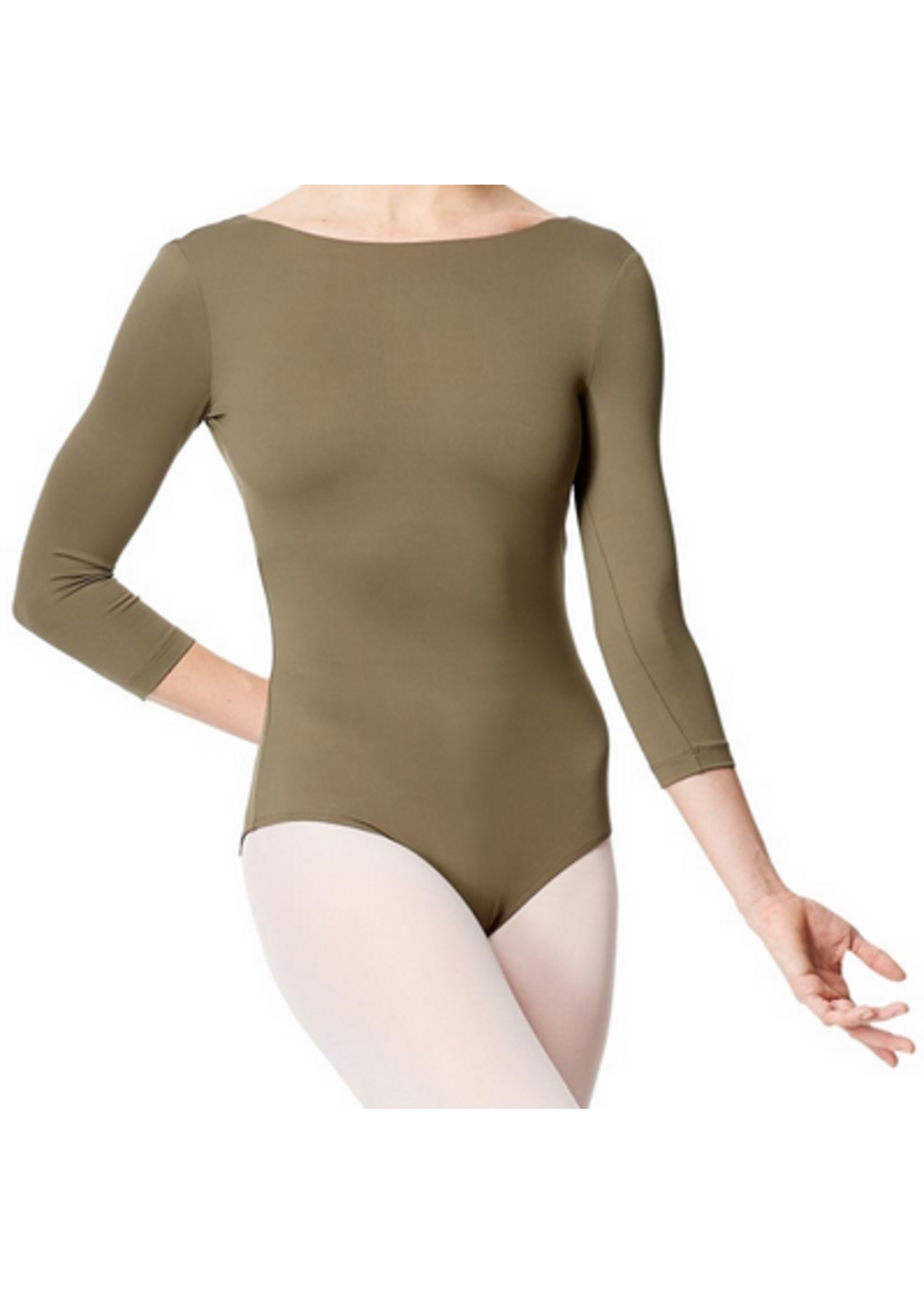 Lulli Dancewear Lulli Dancewear LUB285 Adult Microfiber Three Quarter Sleeve Leotard Nanette