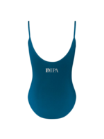 Movin' Easy Dancewear Energetiks CL09 Ophelia Girls Cami Pinch Princess Seam Leotard (DIPA Logo) Teal
