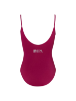 Movin' Easy Dancewear Energetiks CL09 Ophelia Girls Cami Pinch Princess Seam Leotard (DIPA Logo) Burgundy