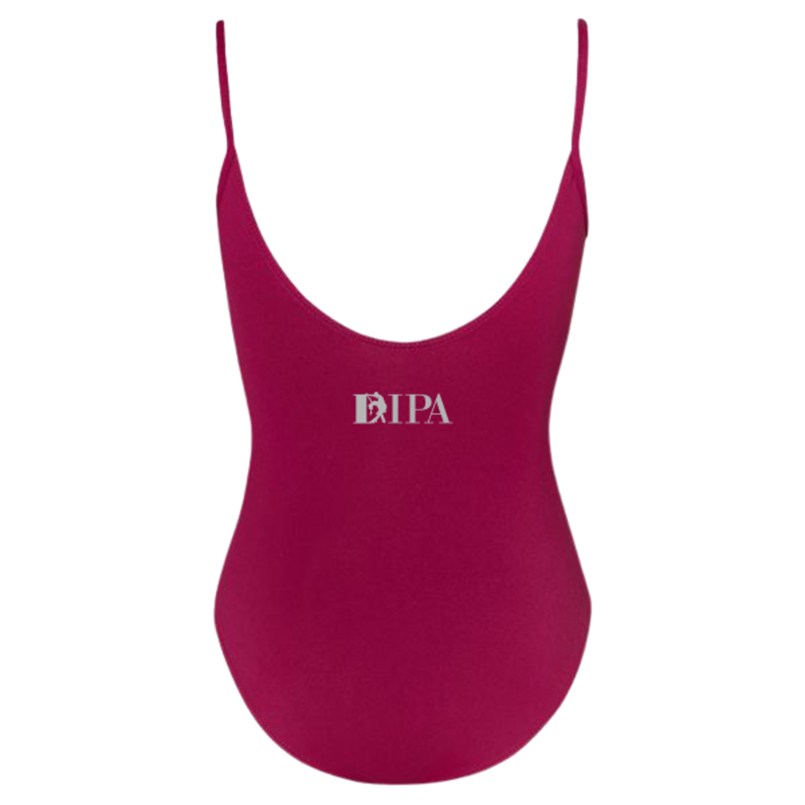 Movin' Easy Dancewear CL09 Ophelia Girls Cami Pinch Princess Seam Leotard (DIPA Logo) Burgundy