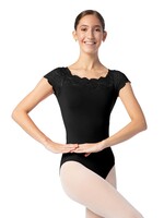 So Danca So Danca SL16 Adult Lace Cap Sleeve Leotard (McCallum Logo)