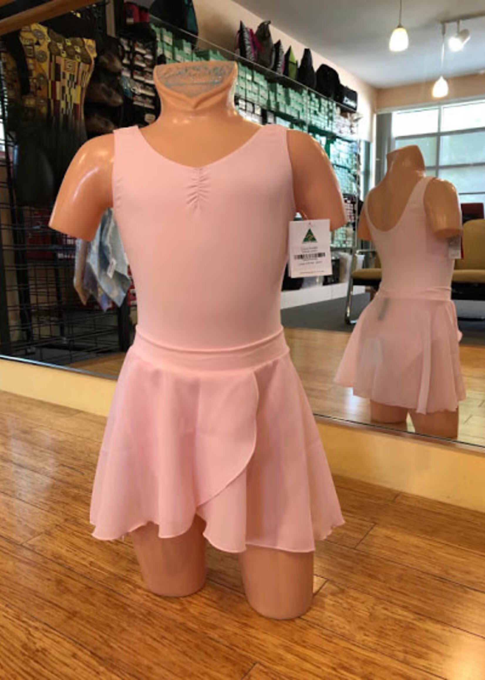 Movin' Easy Dancewear TDA Intro To Ballet Light Pink Leotard Girls