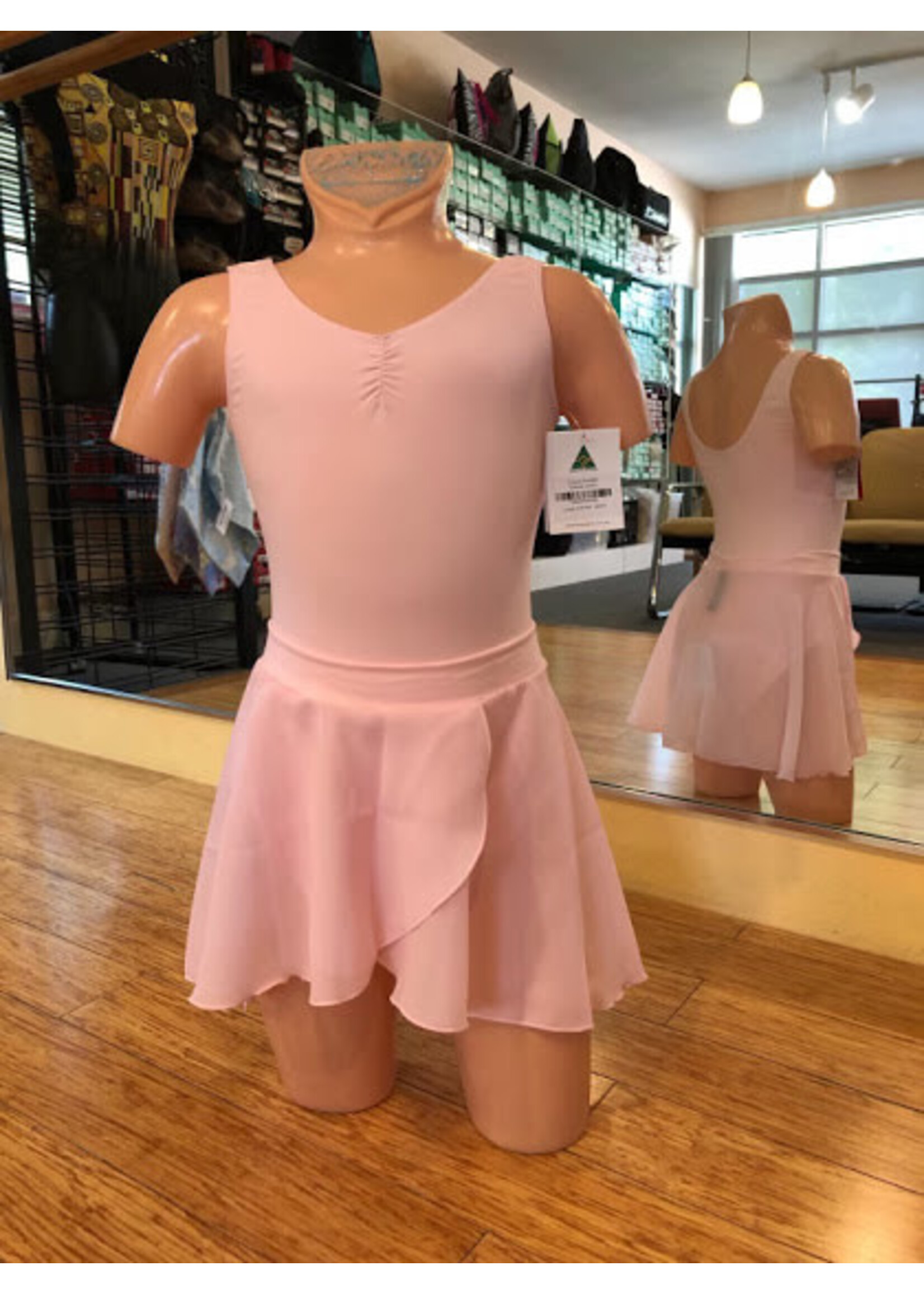 Movin' Easy Dancewear TDA Intro To Ballet Light Pink Leotard Girls