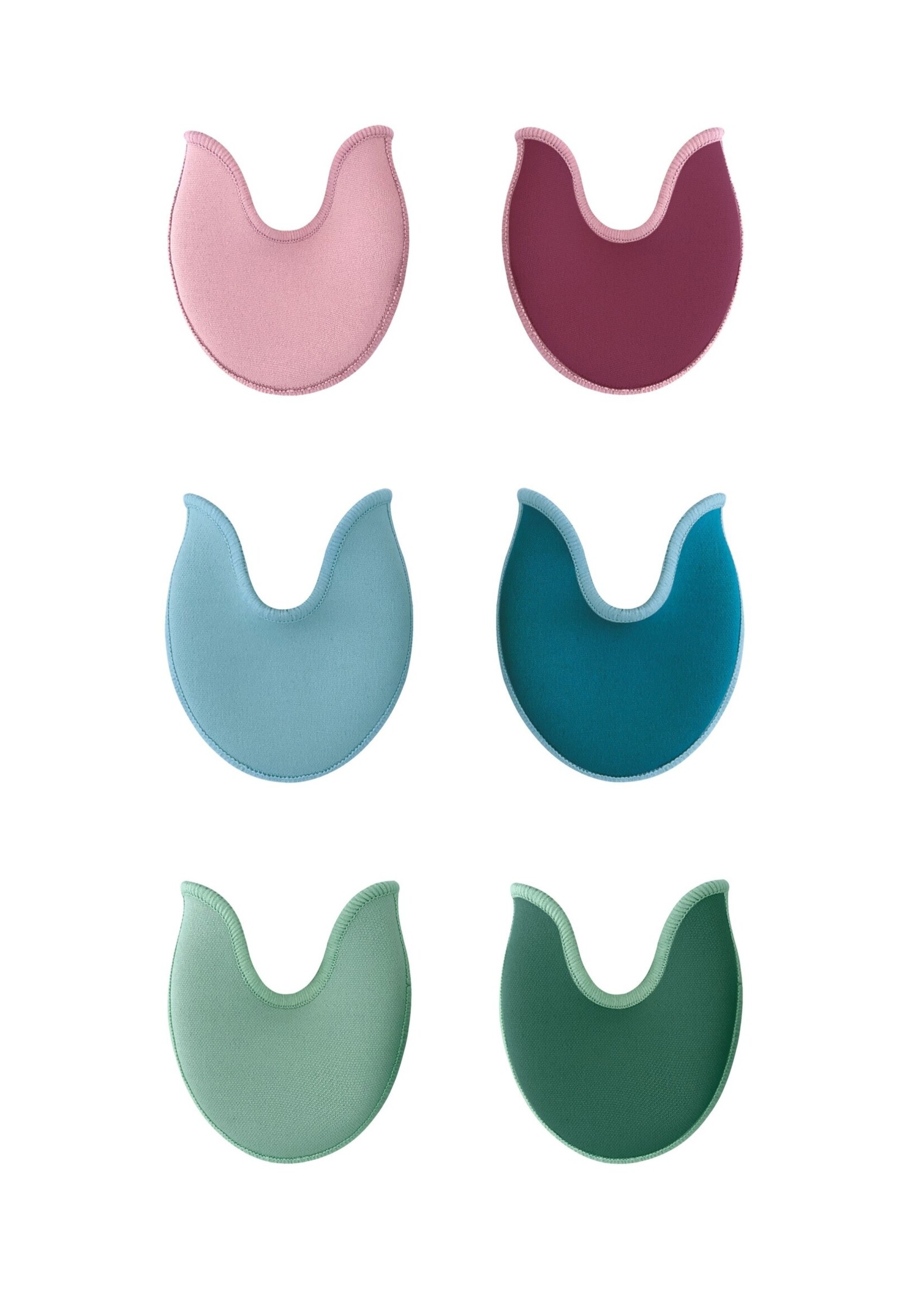 Suffolk Pointe Company Suffolk 1595 Reversible Two-Tone Toe Pad