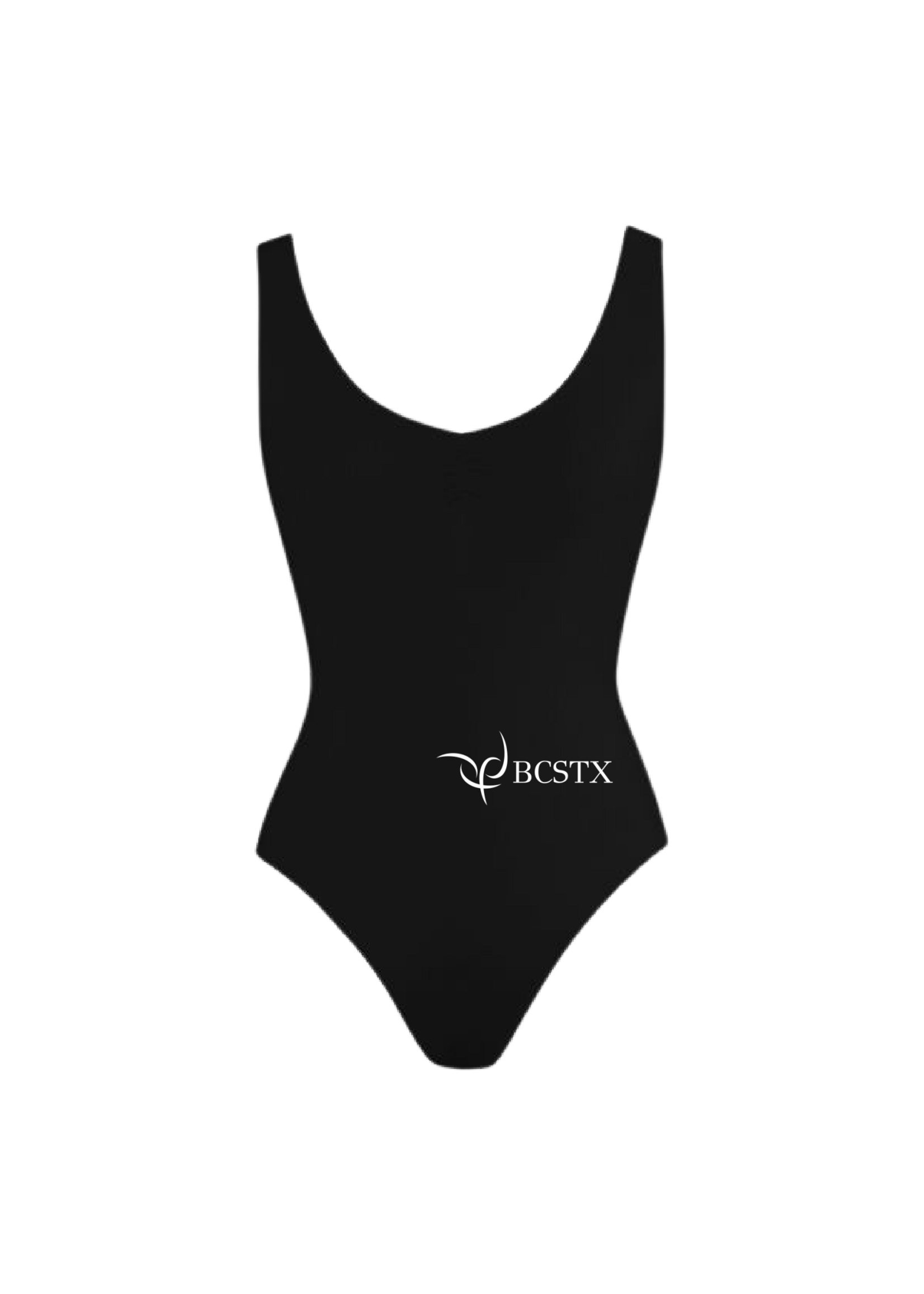 Energetiks Energetiks AL04 Adult Charlotte Tank Leotard w/ BCSTX Logo (BLACK)