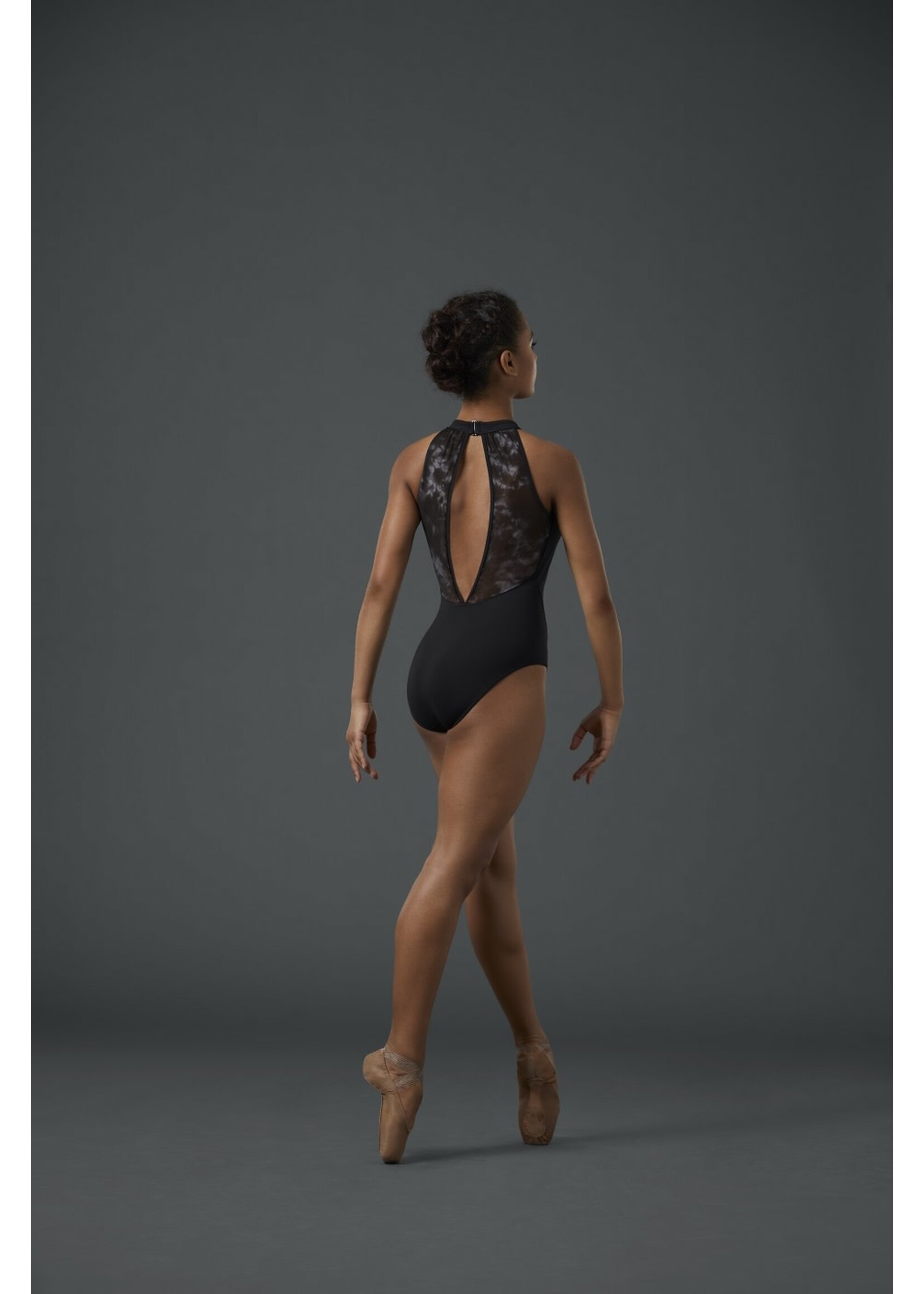 Bloch Bloch M3104LM Adult Watercolor Mesh Halter Leotard