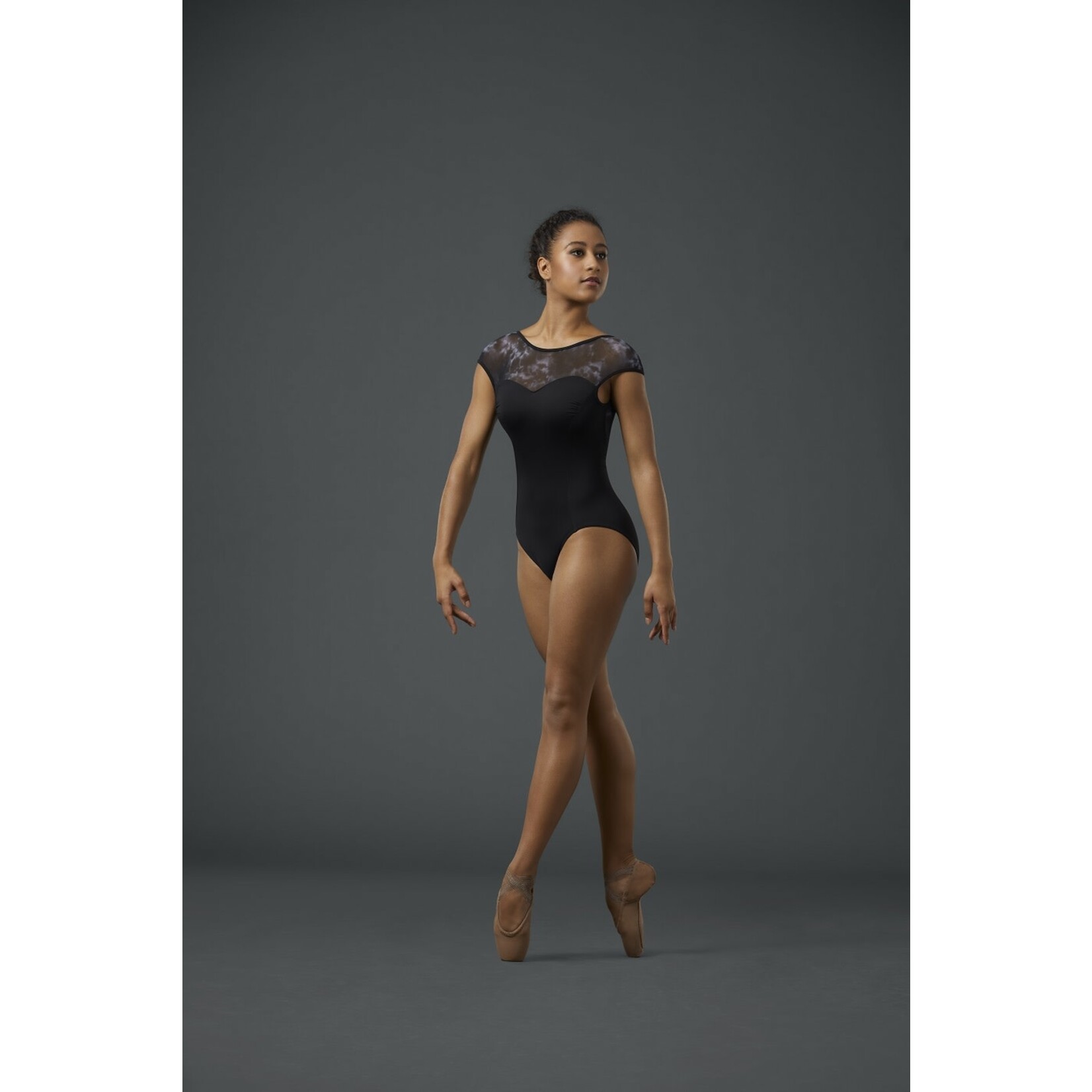 Bloch M5098LM Watercolor Cap Sleeve Leotard