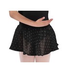 Bloch CR5161 Girls Georgette Sequin Pull On Skirt