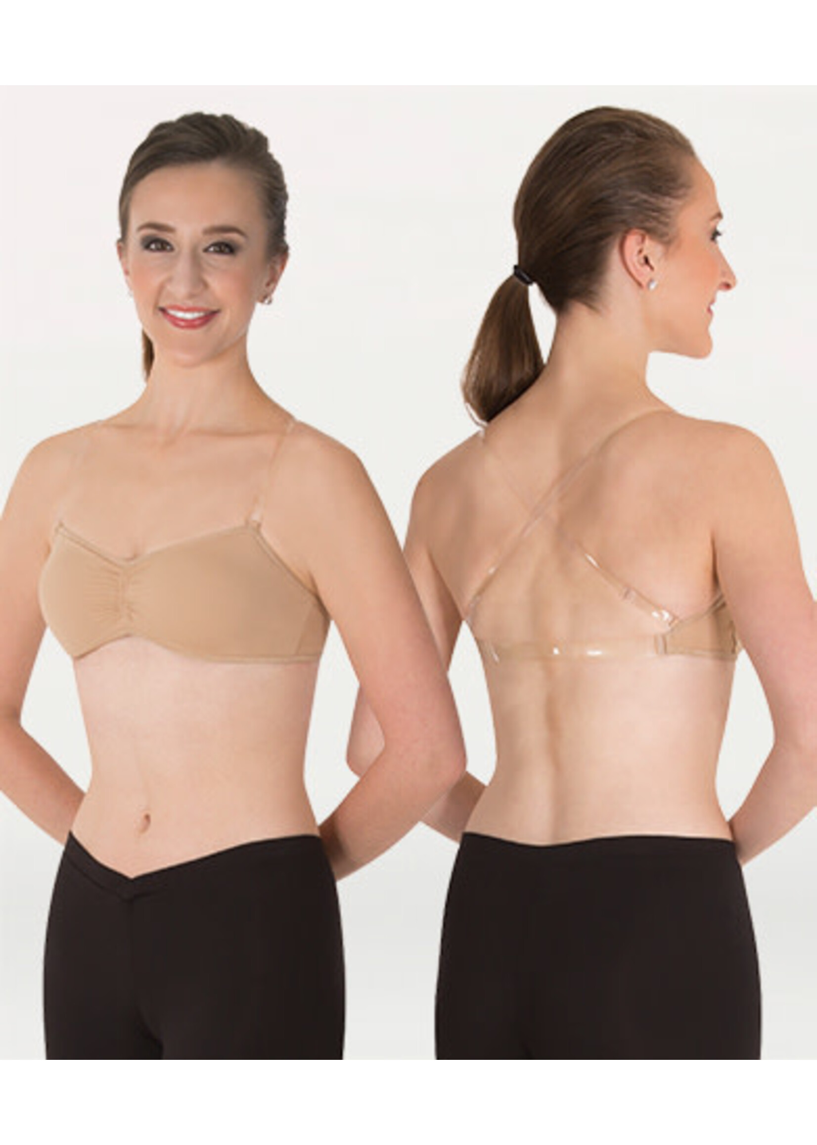 Body Wrappers Body Wrappers 292 Womens Adjustable Front Versatile Bandeau Padded Bra