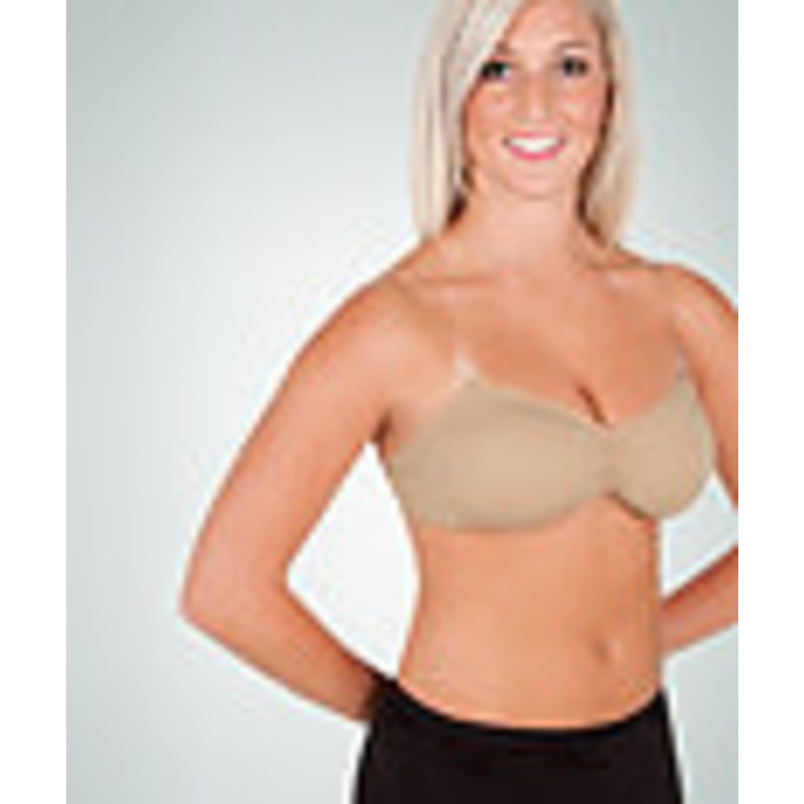 Body Wrappers 292 Womens Adjustable Front Versatile Bandeau Padded Bra