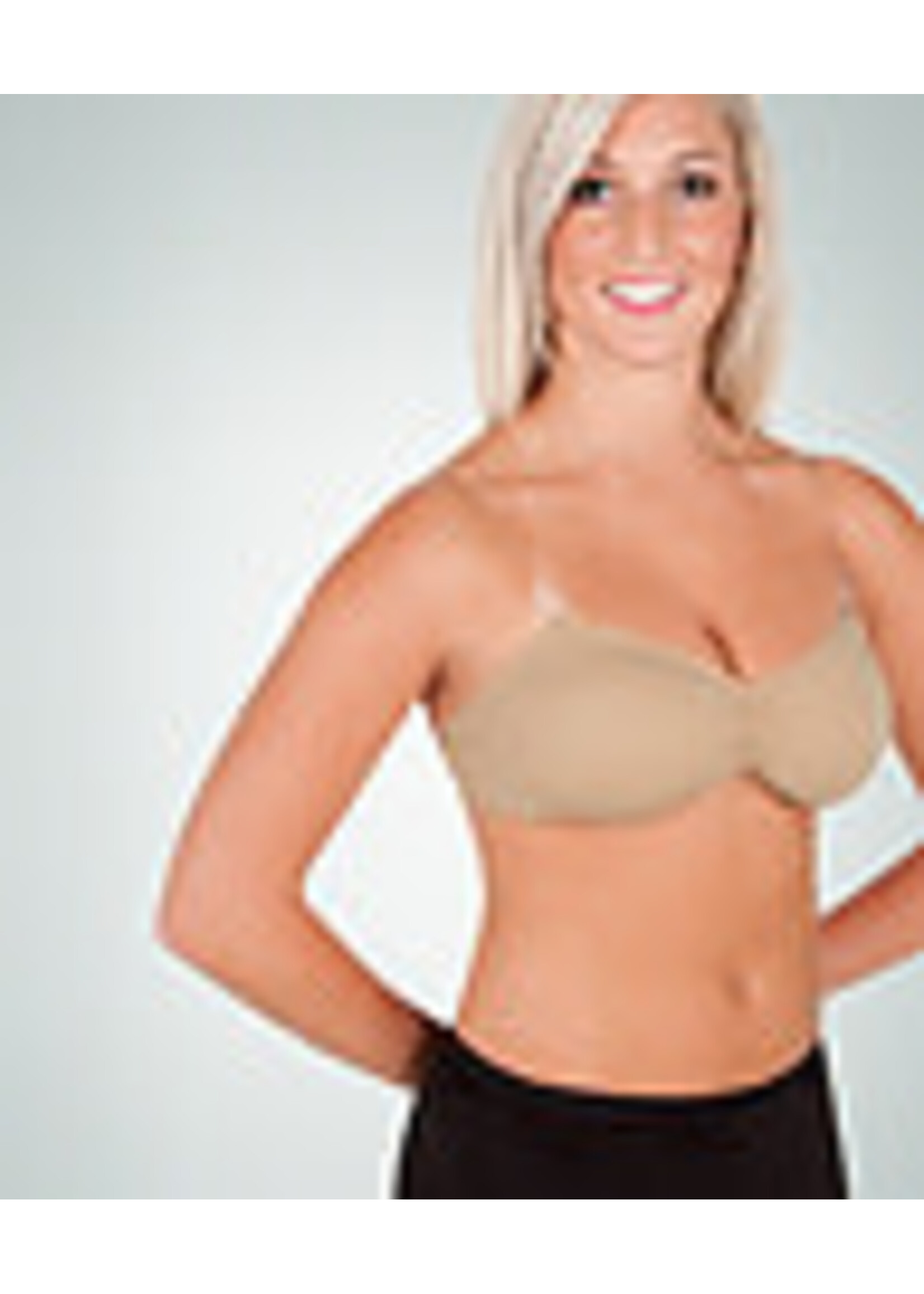 Body Wrappers Body Wrappers 292 Womens Adjustable Front Versatile Bandeau Padded Bra