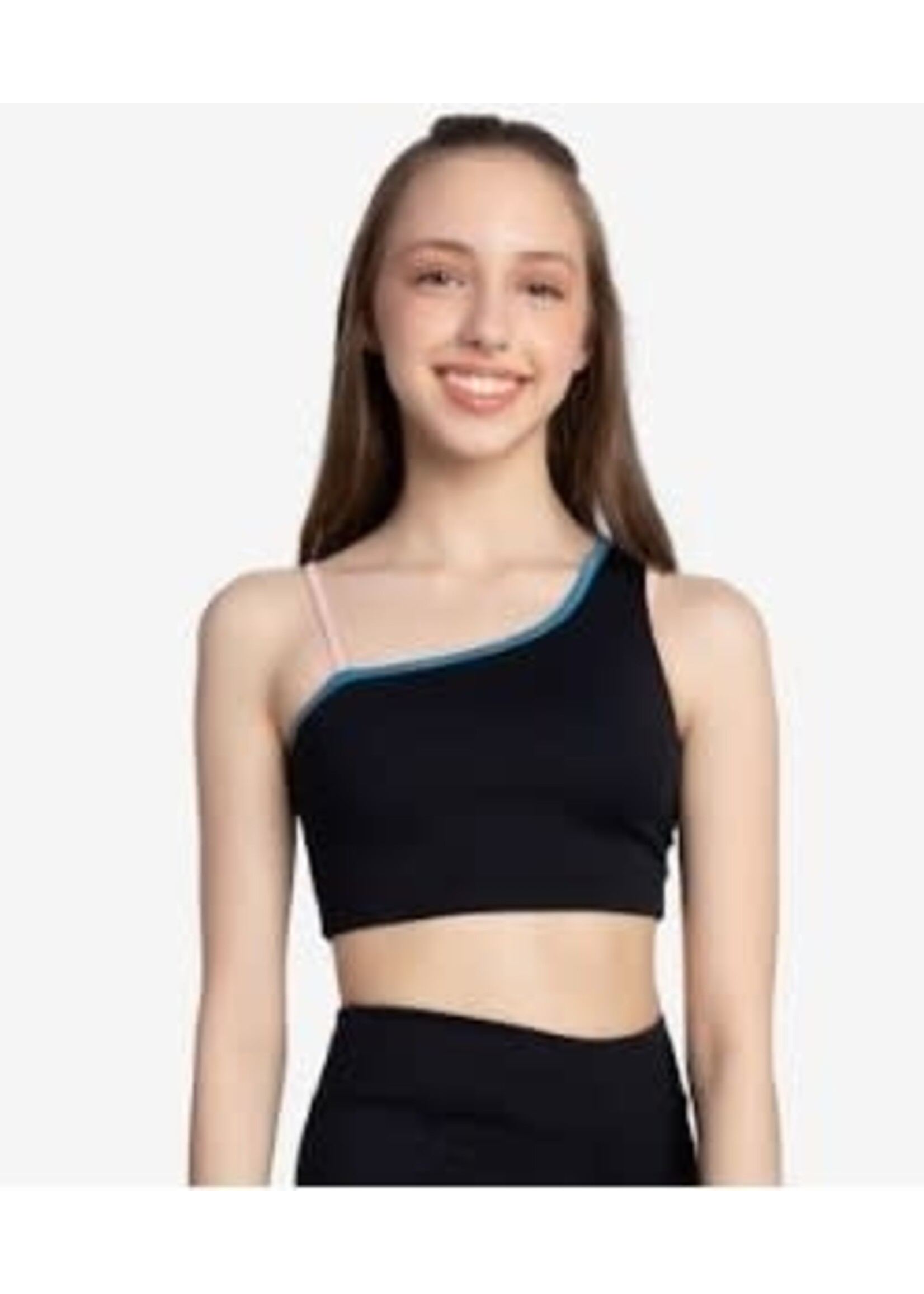 So Danca So Danca L2459 One Shoulder Bra Top
