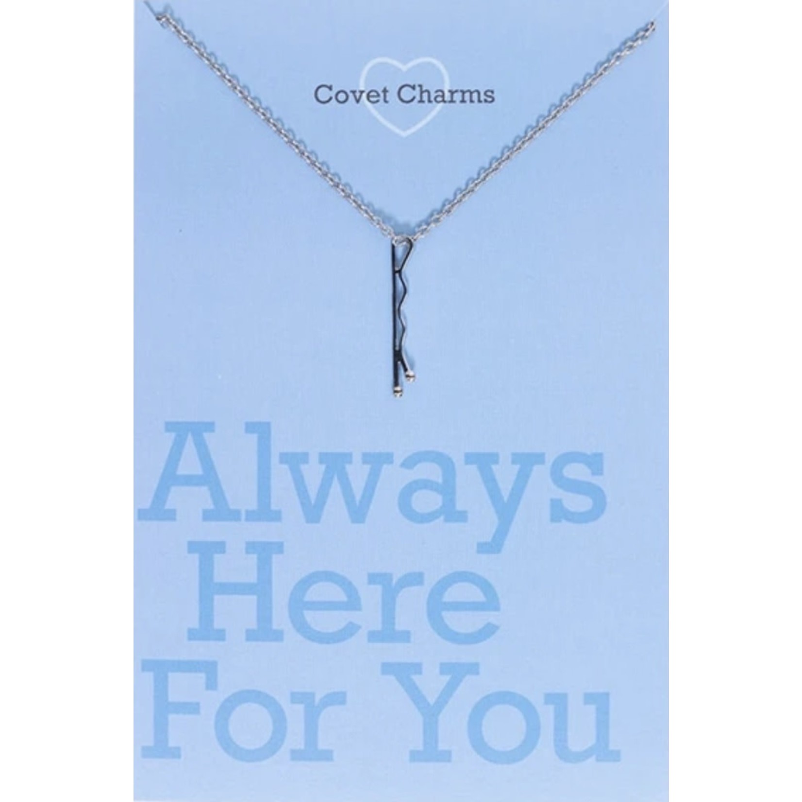 Covet Covet Always Here For You Bobby Pin Necklace