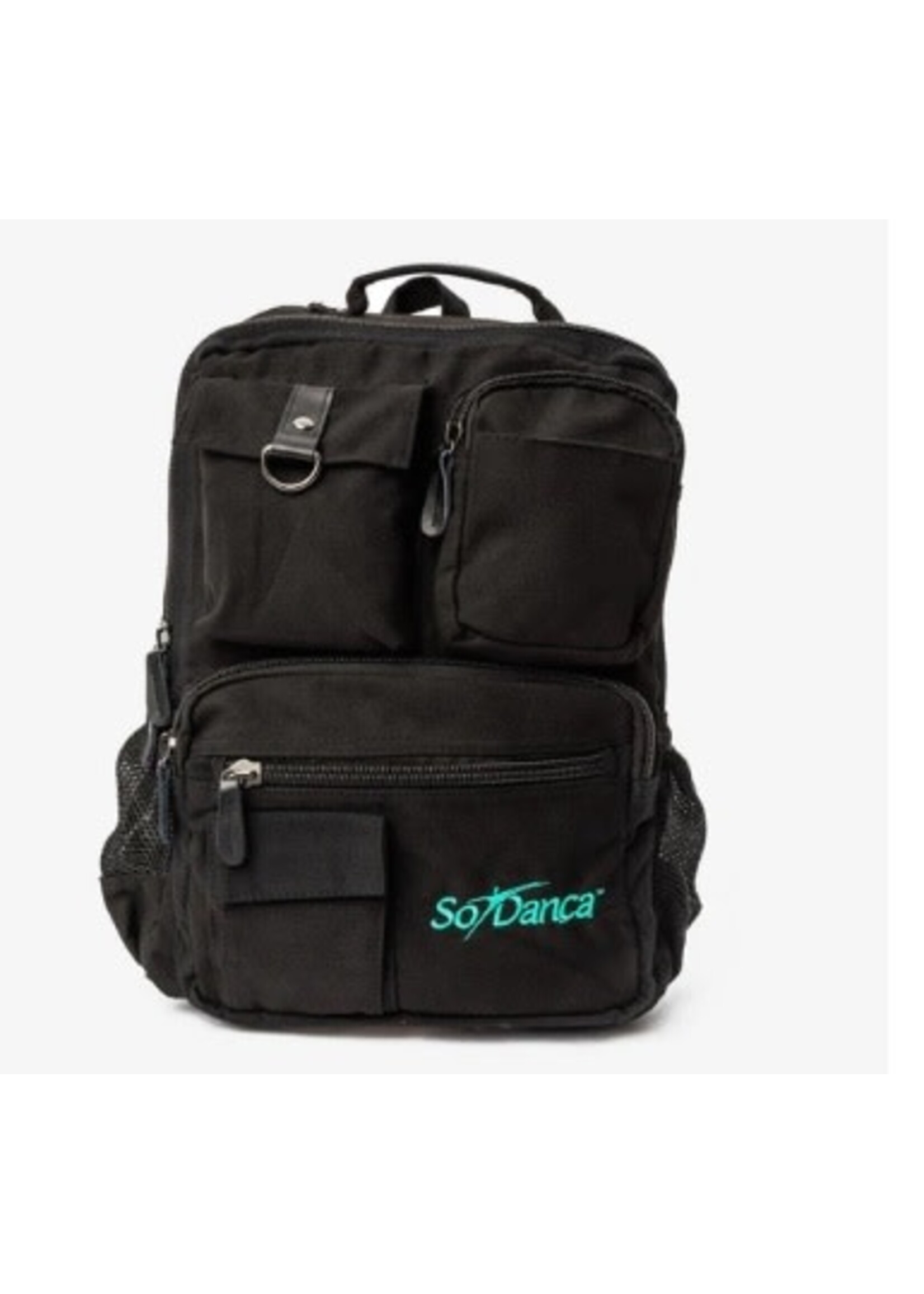 So Danca So Danca BP01 Harry Black Canvas Backpack