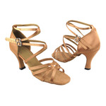 Very Fine 5008 3" Double Buckle Latin/Salsa Shoe