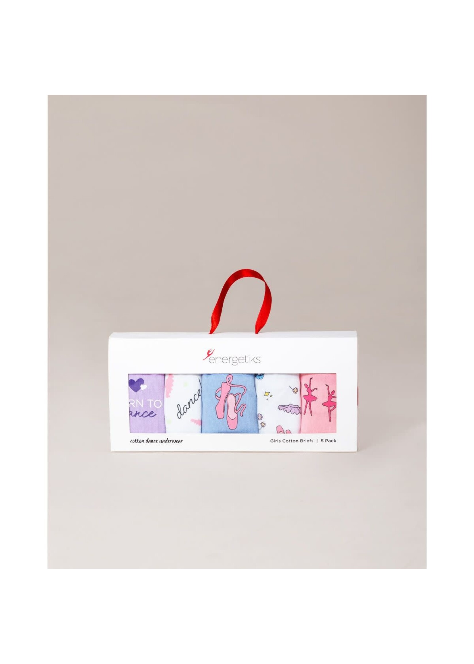 Energetiks Energetiks CB22 Assorted Girls Cotton Dance Underwear Gift Box