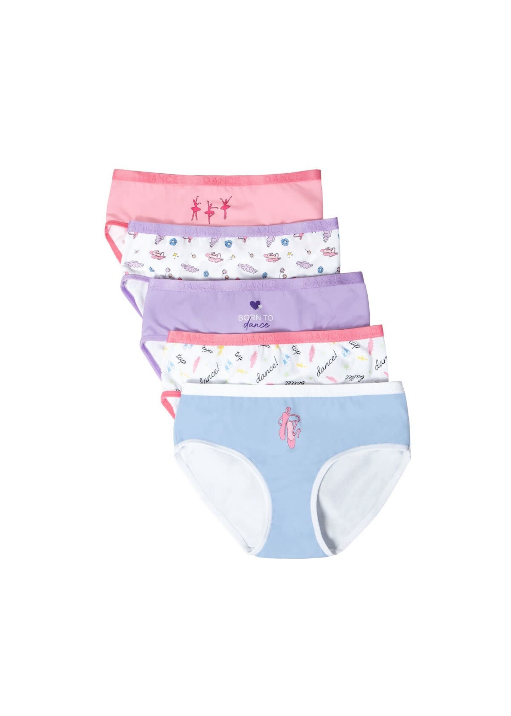 Energetiks Energetiks CB22 Assorted Girls Cotton Dance Underwear Gift Box