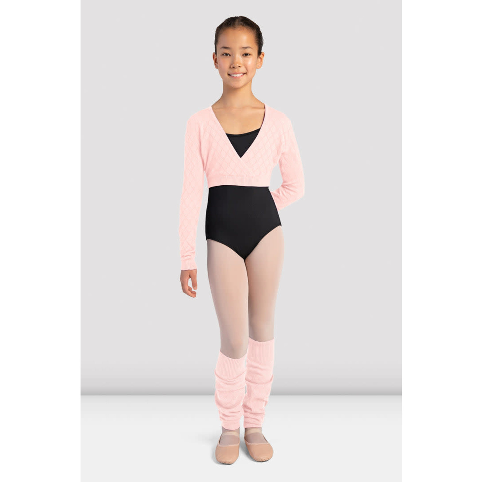 Bloch CZ3149 Girls Jaminca Knit Fixed Wrap Top