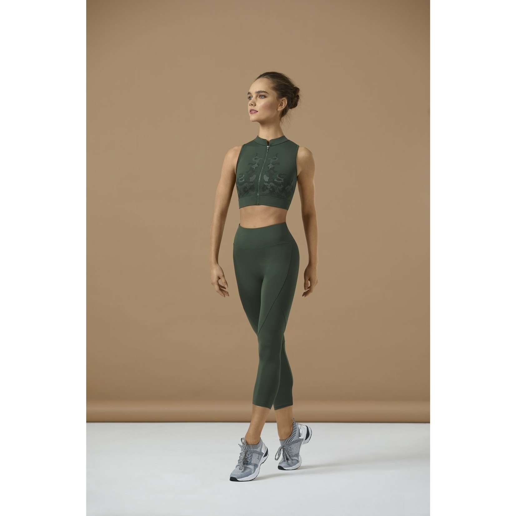 Bloch P9338 Adult Camo 7/8 Leggings