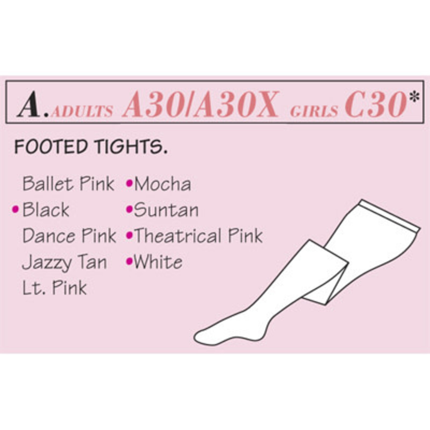 Body Wrappers A30X Adult Footed Tight