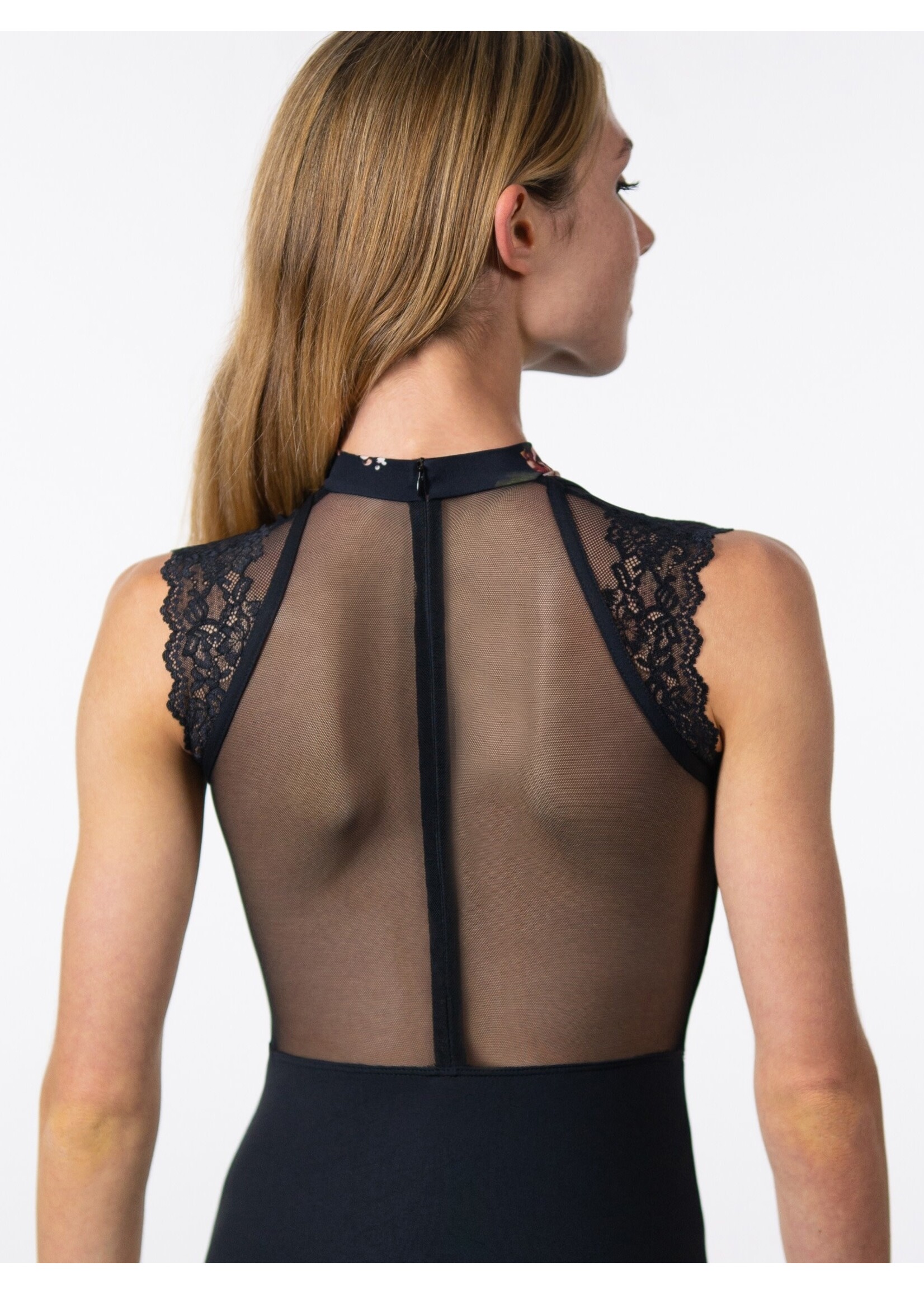 Suffolk Pointe Company Suffolk 2451A Adult Mock Neck Cap Sleeve Leotard