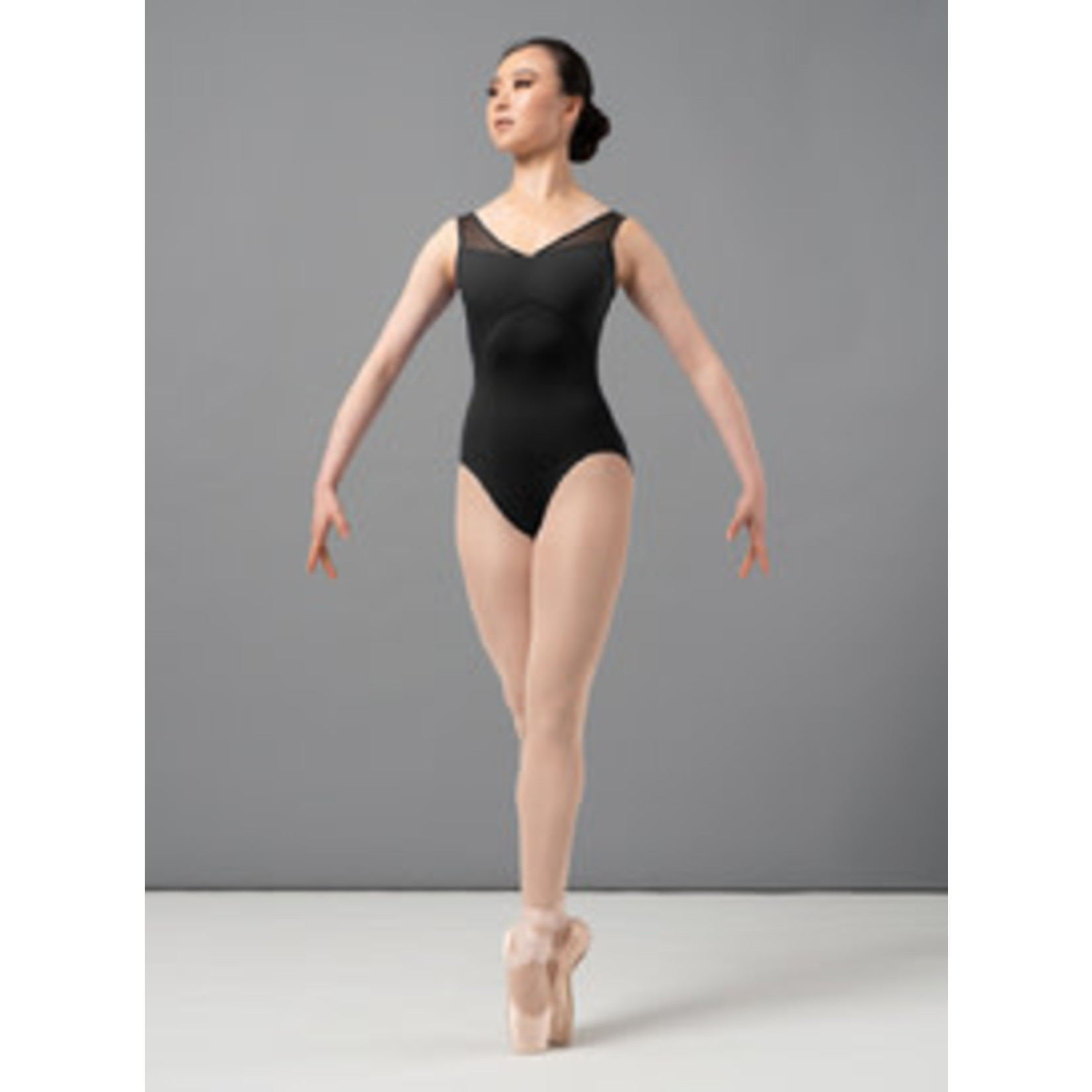 Mirella M3107LM Adult Chevron Rib Tank Leotard