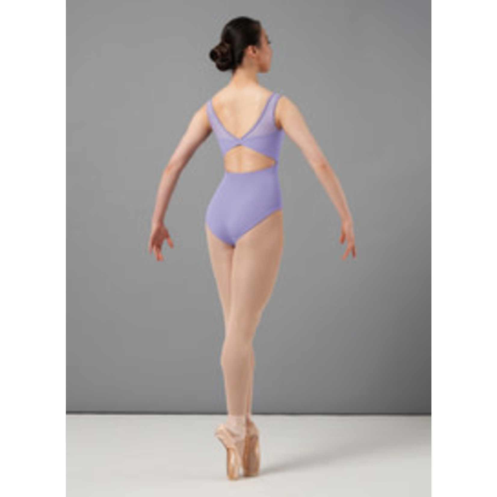 Mirella M3107LM Adult Chevron Rib Tank Leotard