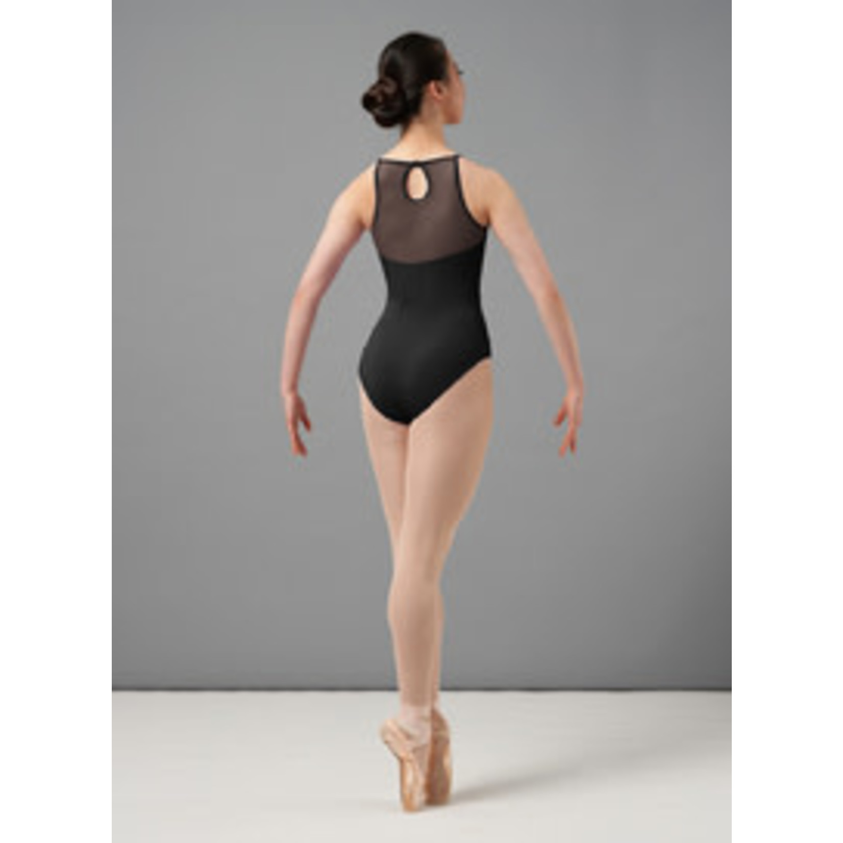 Mirella M3108LM Adult Chevron Rib Halter Leotard