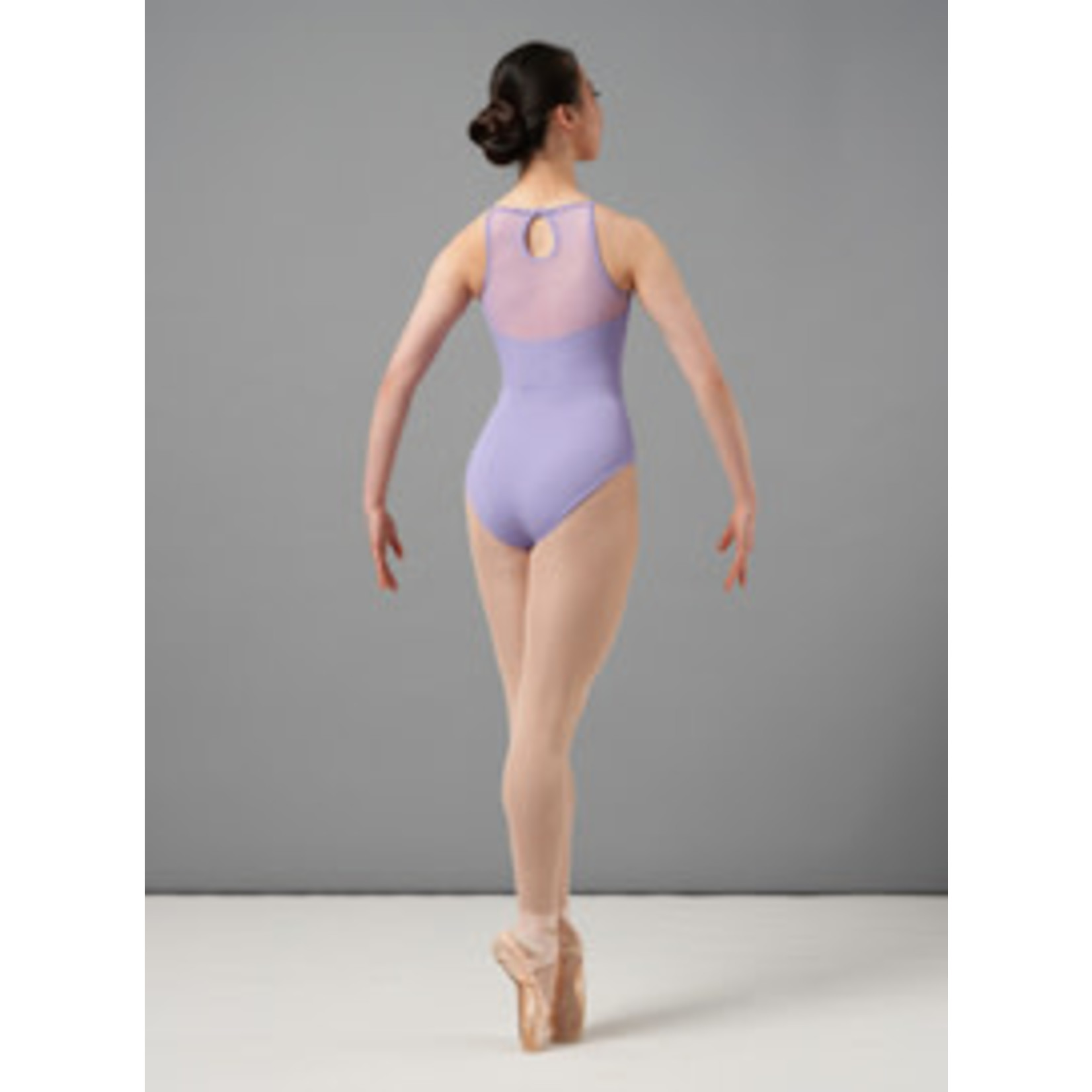 Mirella M3108LM Adult Chevron Rib Halter Leotard