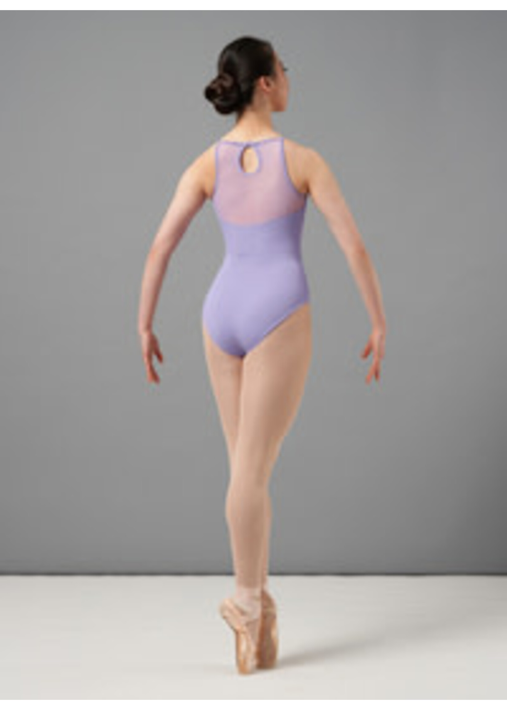 Mirella Mirella M3108LM  Adult Chevron Rib Halter Leotard