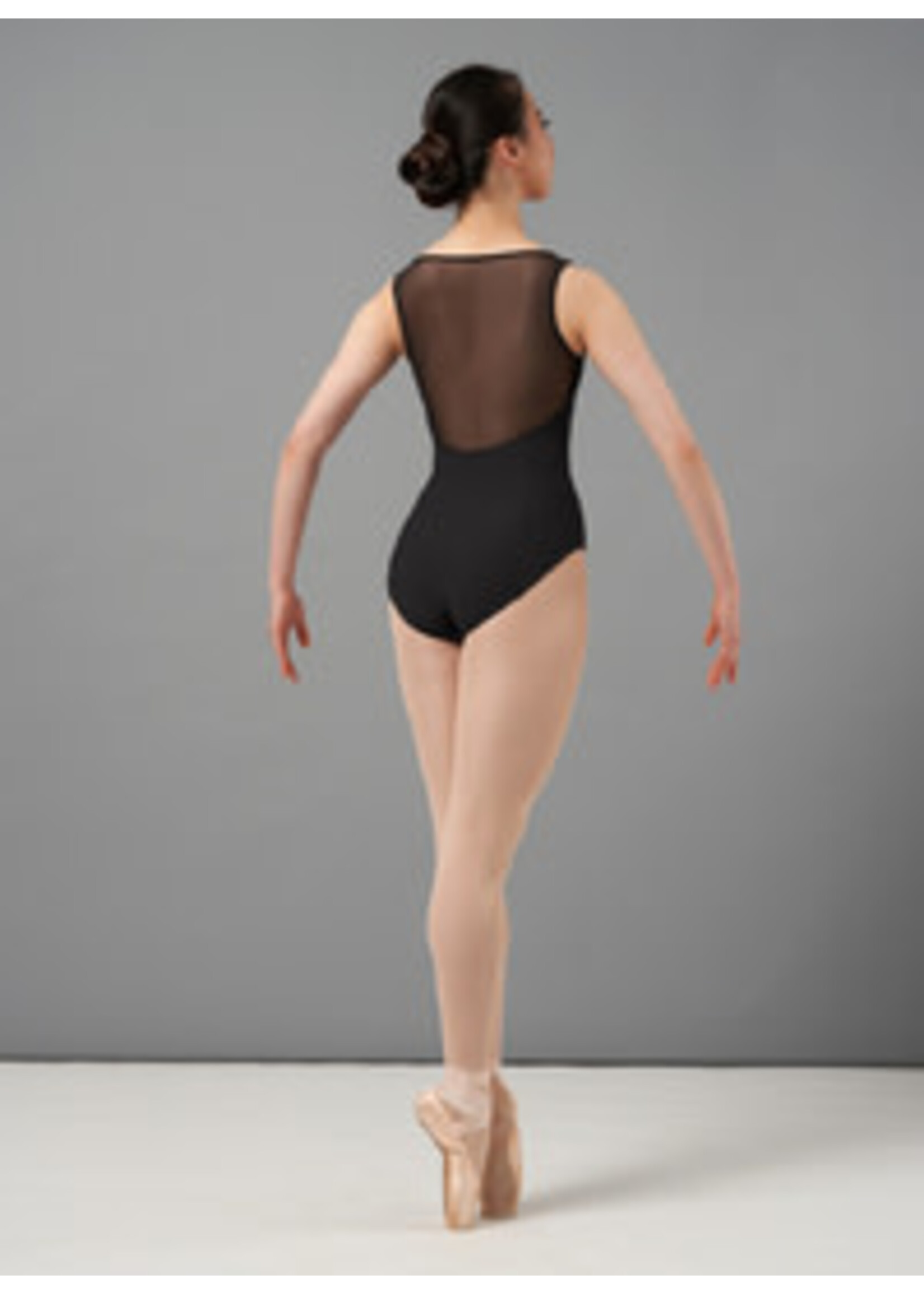 Mirella Mirella M3109LM Adult Chevron Mesh Tank Leotard