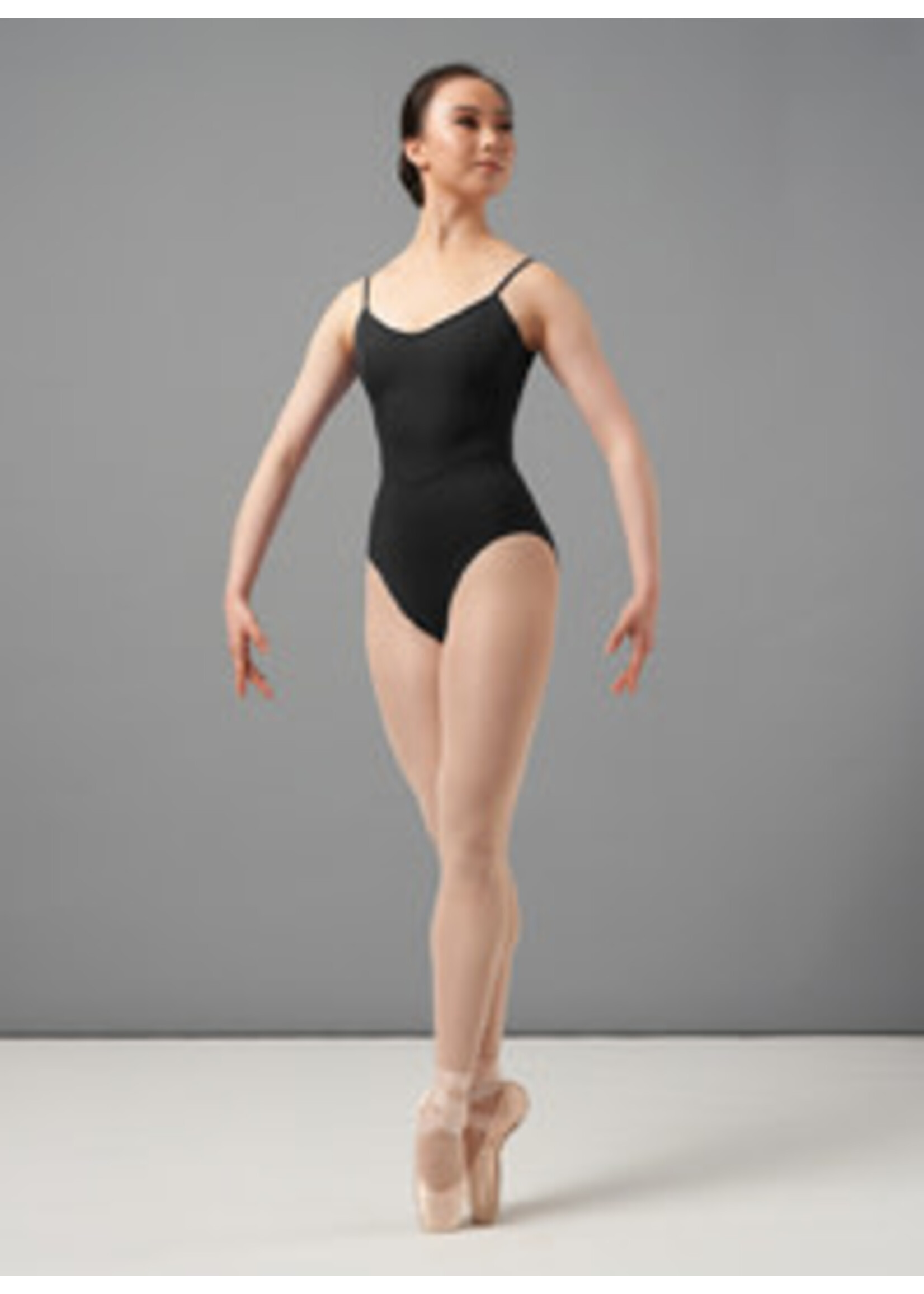 Mirella Mirella M4043LM Adult Chevron Rib Cami Leotard