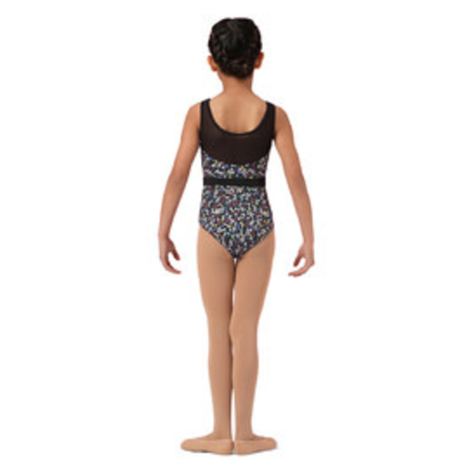 Mirella Mirella M485C Girls Floral Tank Leotard