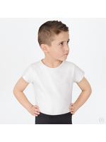 Eurotard Eurotard 44100c Youth Unisex Microfiber Crew Neck Short Sleeve Dance Shirt