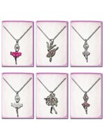 Thank You Very Much, LLC TYVM 79901 Crystal Ballerina Necklace in Gift Box