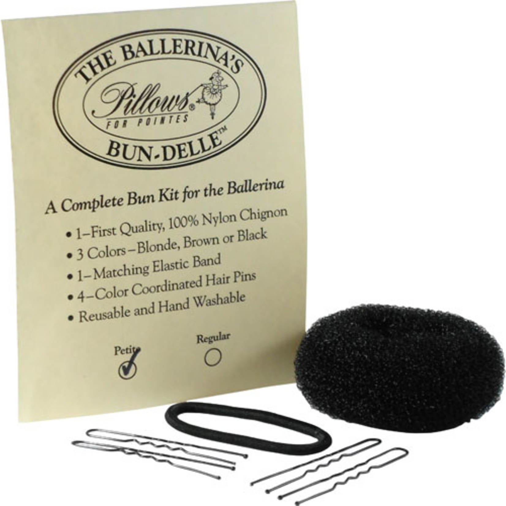 Pillows for Pointes Pillows For Pointes Ballerina's Bun-delle Petite Bun Kit