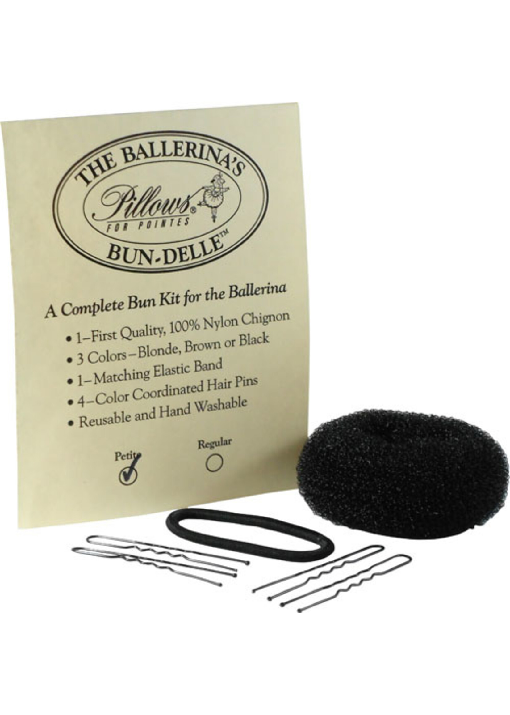Pillows for Pointes Pillows For Pointes Ballerina's Bun-delle Petite Bun Kit
