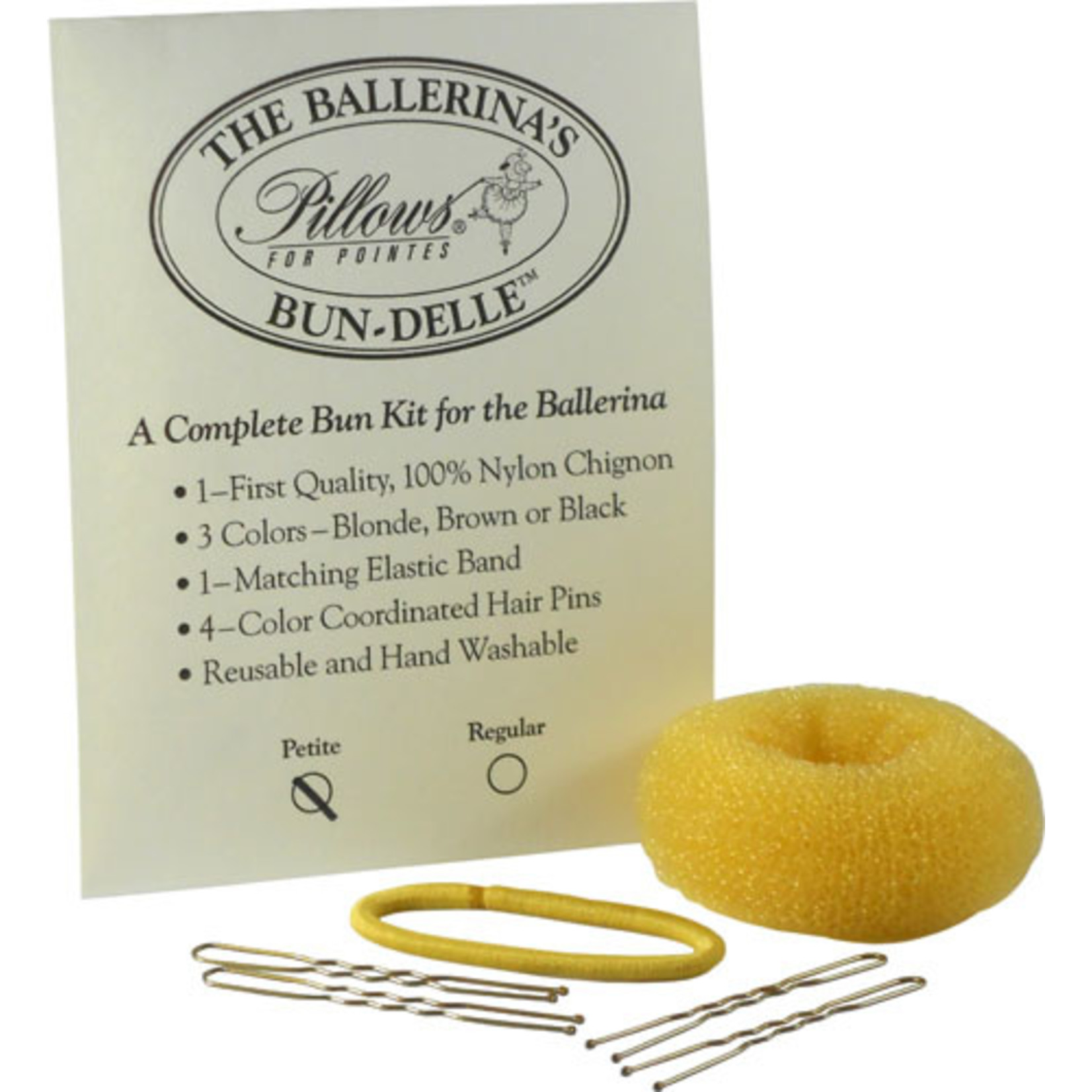 Pillows for Pointes Pillows For Pointes Ballerina's Bun-delle Petite Bun Kit