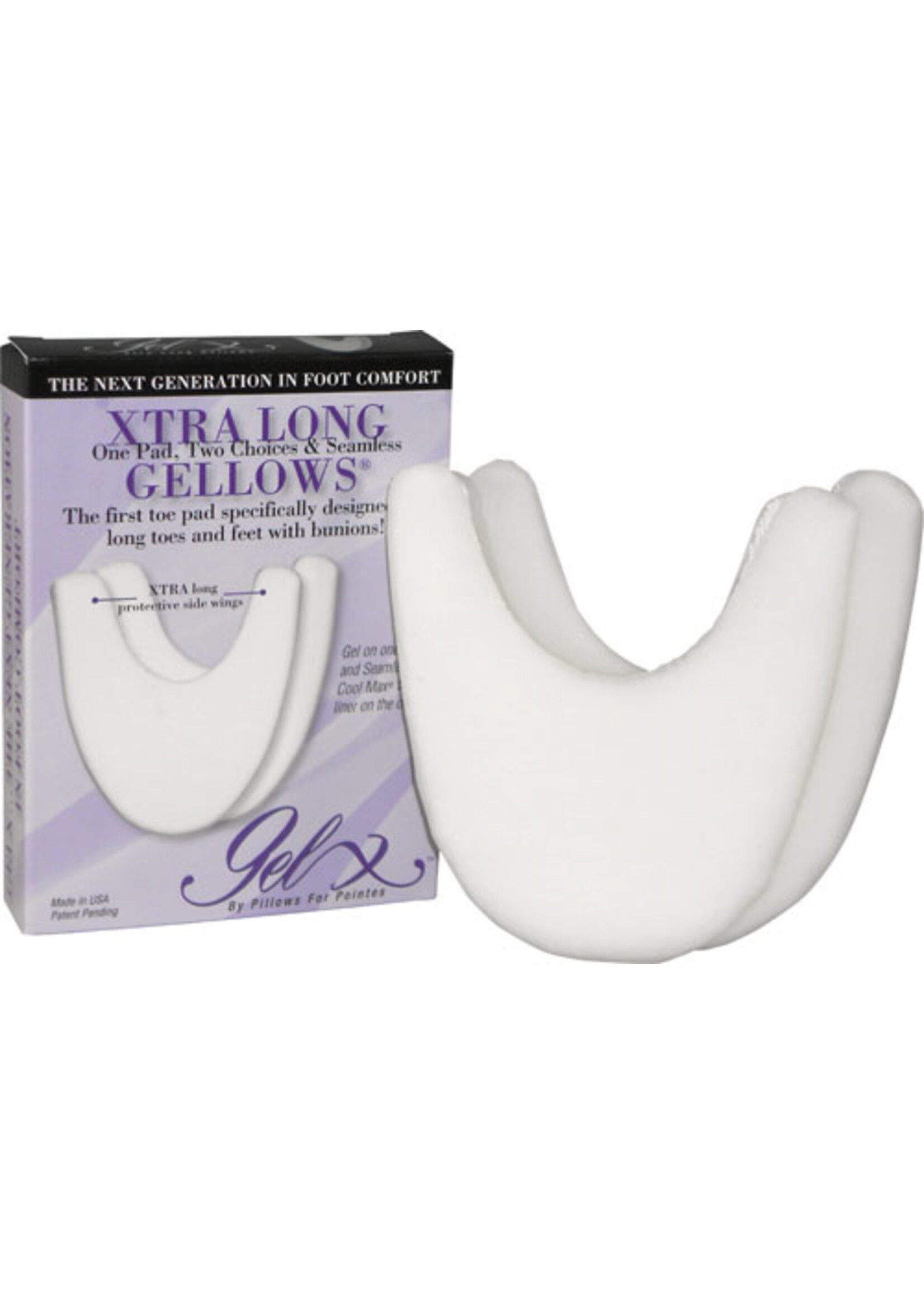 Pillows for Pointes Pillows For Pointes LGELX Lavender Extra Long Gellows