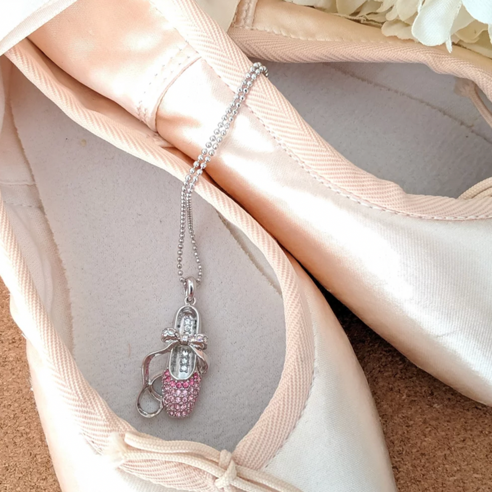 American Dance Supply ADS536 Ballet Shoe Necklace
